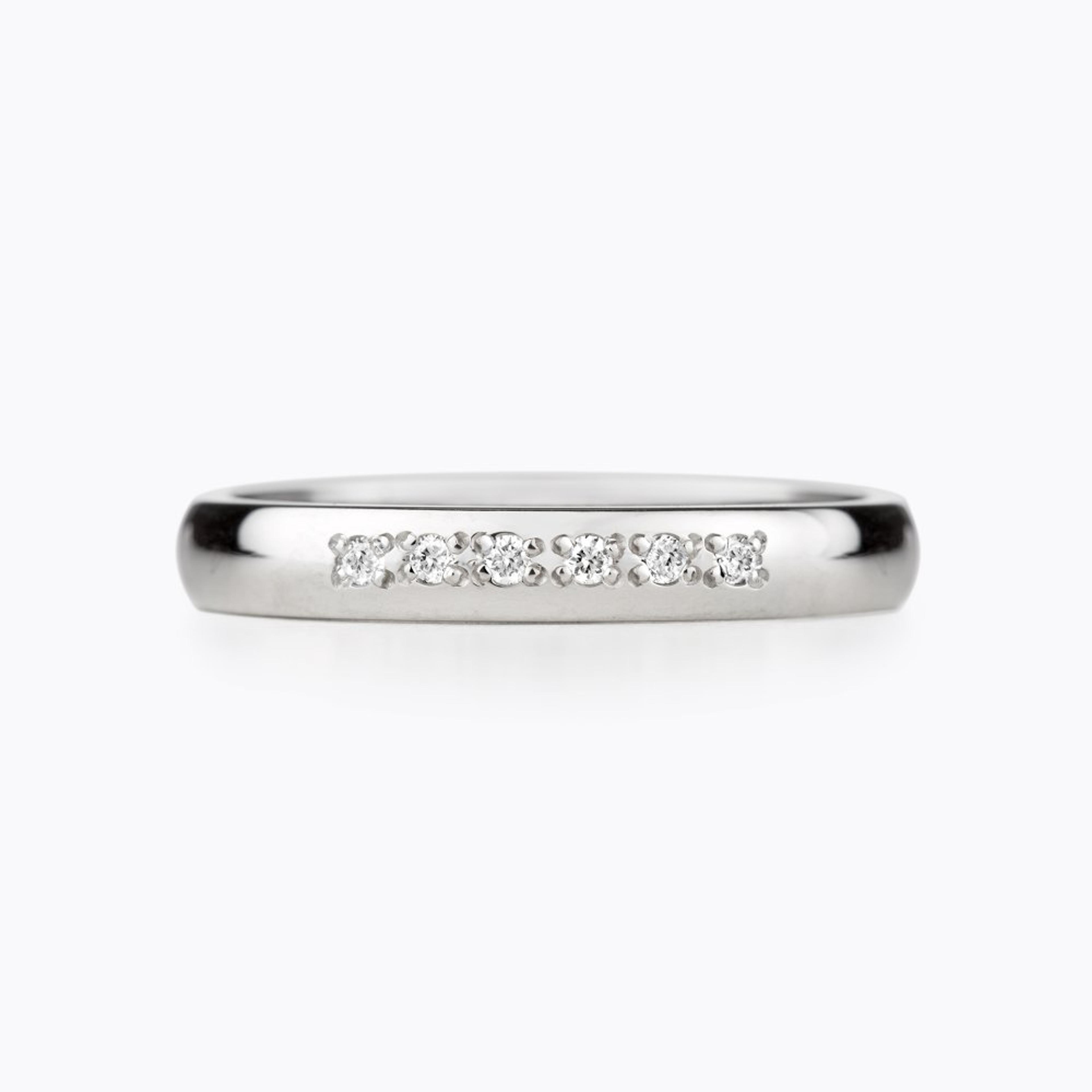 Snubní prsteny SN-781 – speciál 2, diamant, bílé zlato — Zlatnictví Vaněk Kolín