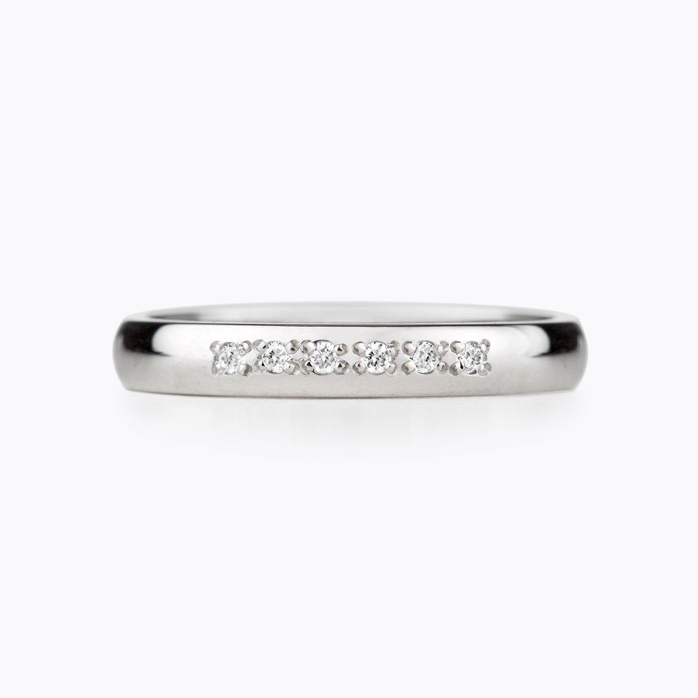 Snubní prsteny SN-781 – speciál 2, diamant, bílé zlato — Zlatnictví Vaněk Kolín