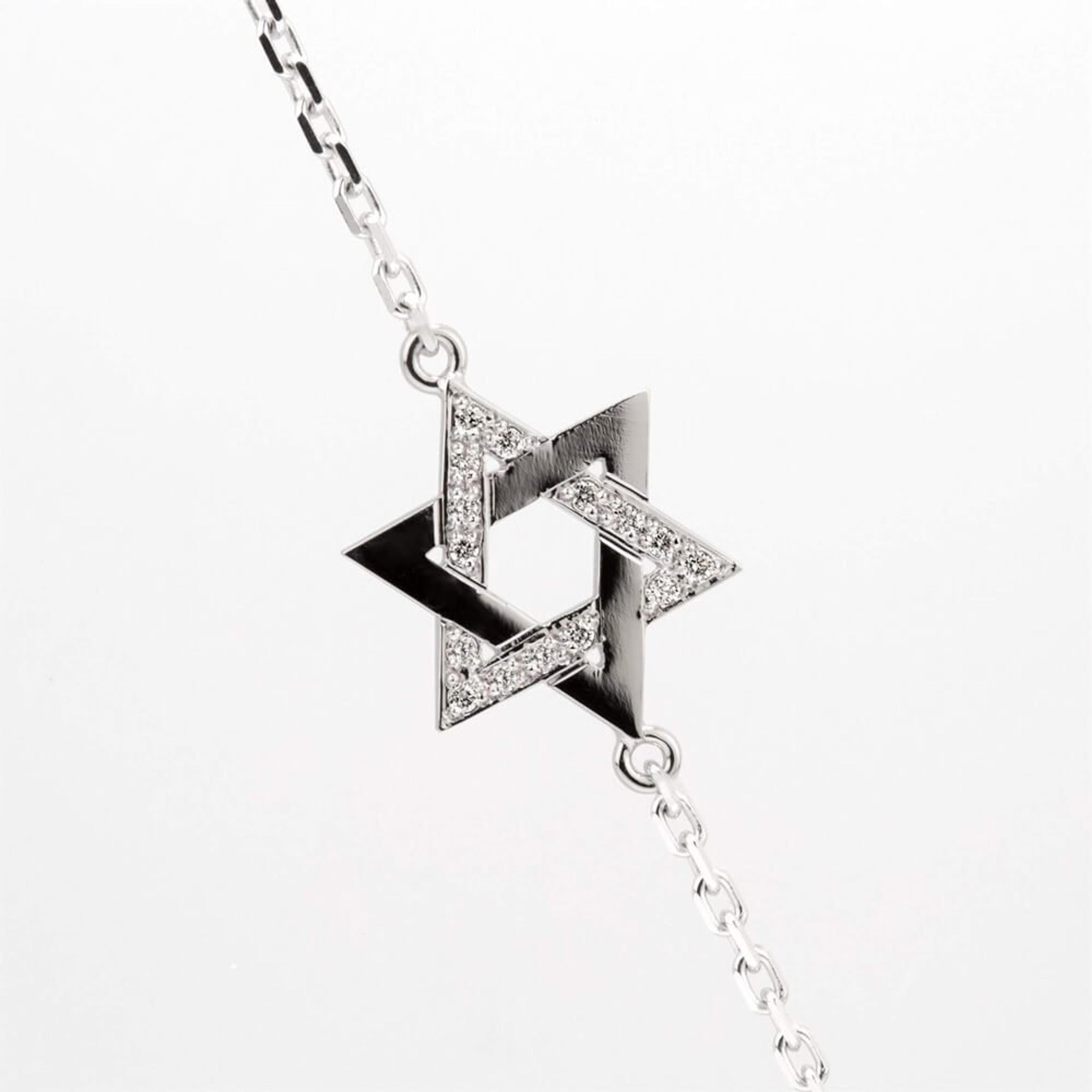 Náramek s diamanty 02, diamant, bílé zlato — Zlatnictví Vaněk Kolín