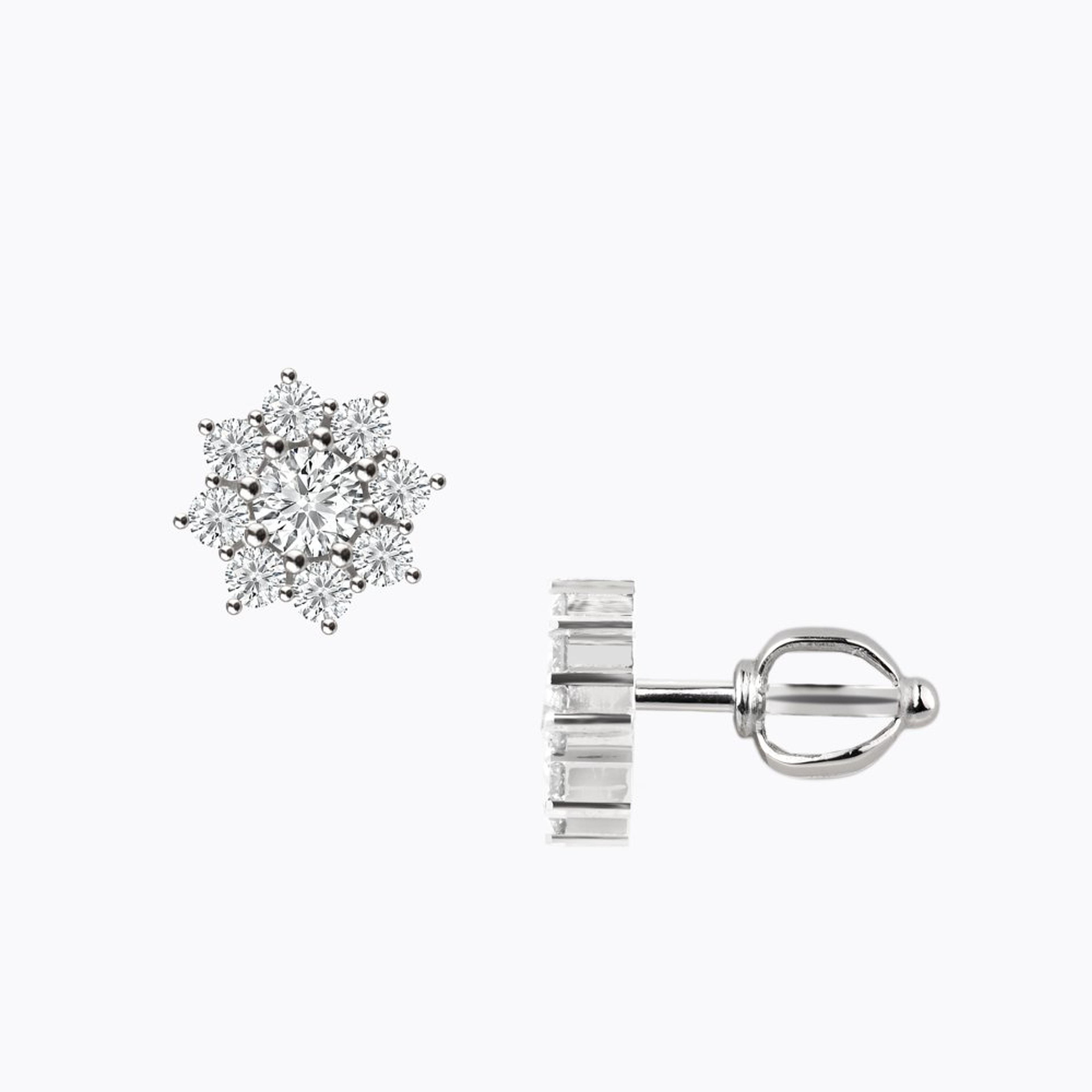 Diamantové náušnice 92, diamant — Zlatnictví Vaněk Kolín