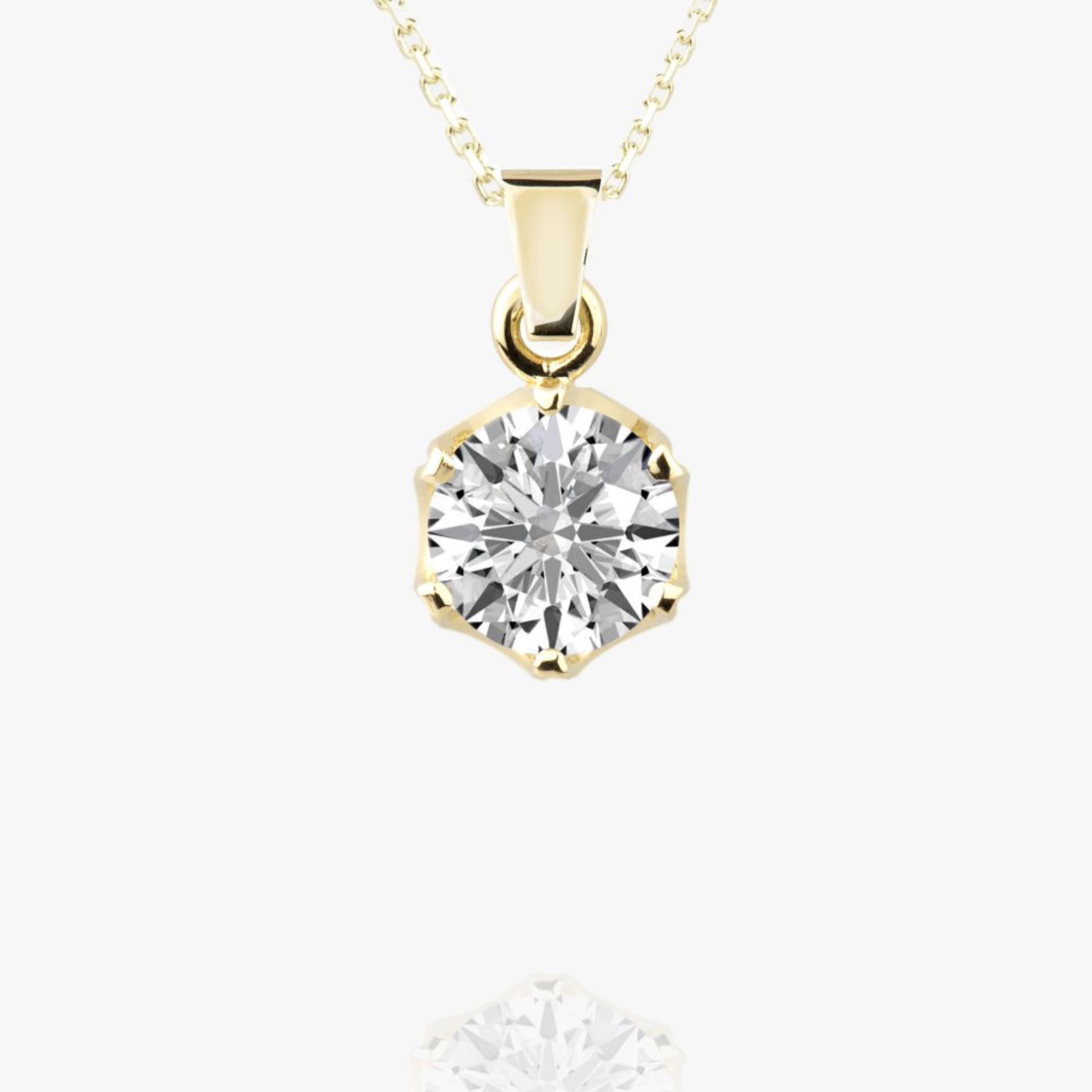 Diamantový přívěsek 11, diamant, žluté zlato — Zlatnictví Vaněk Kolín