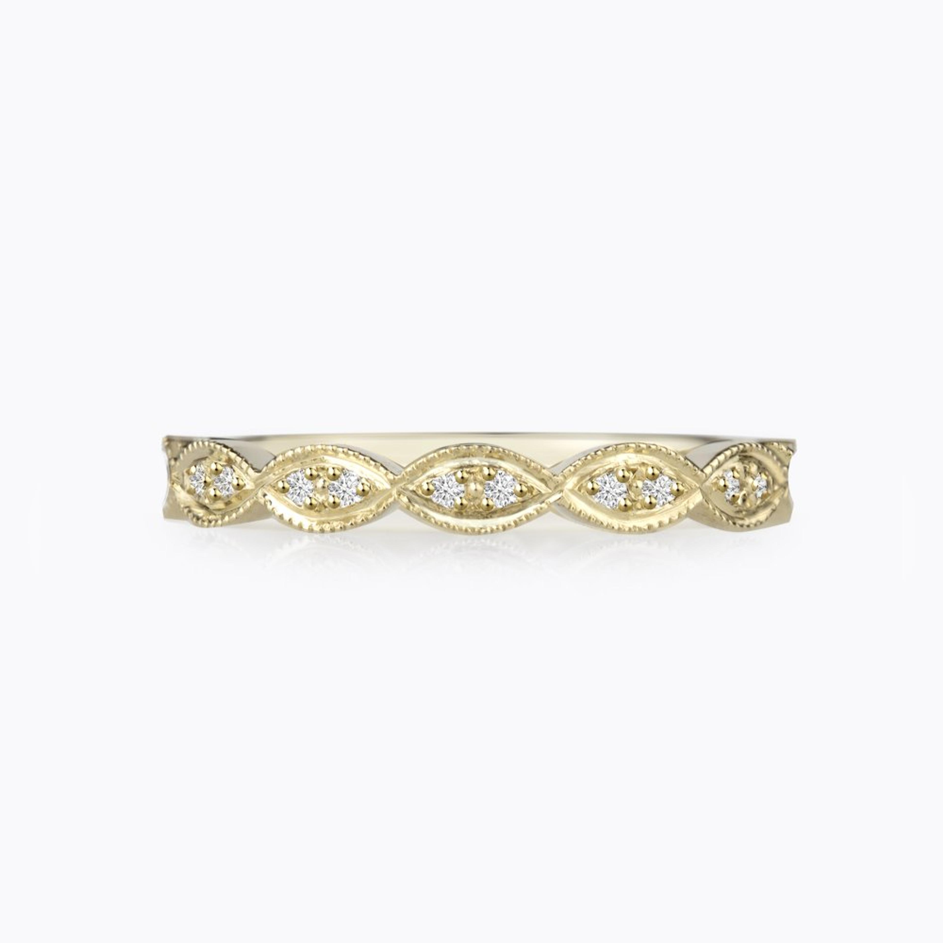 Snubní prsteny Optima 15, diamant, žluté zlato — Zlatnictví Vaněk Kolín