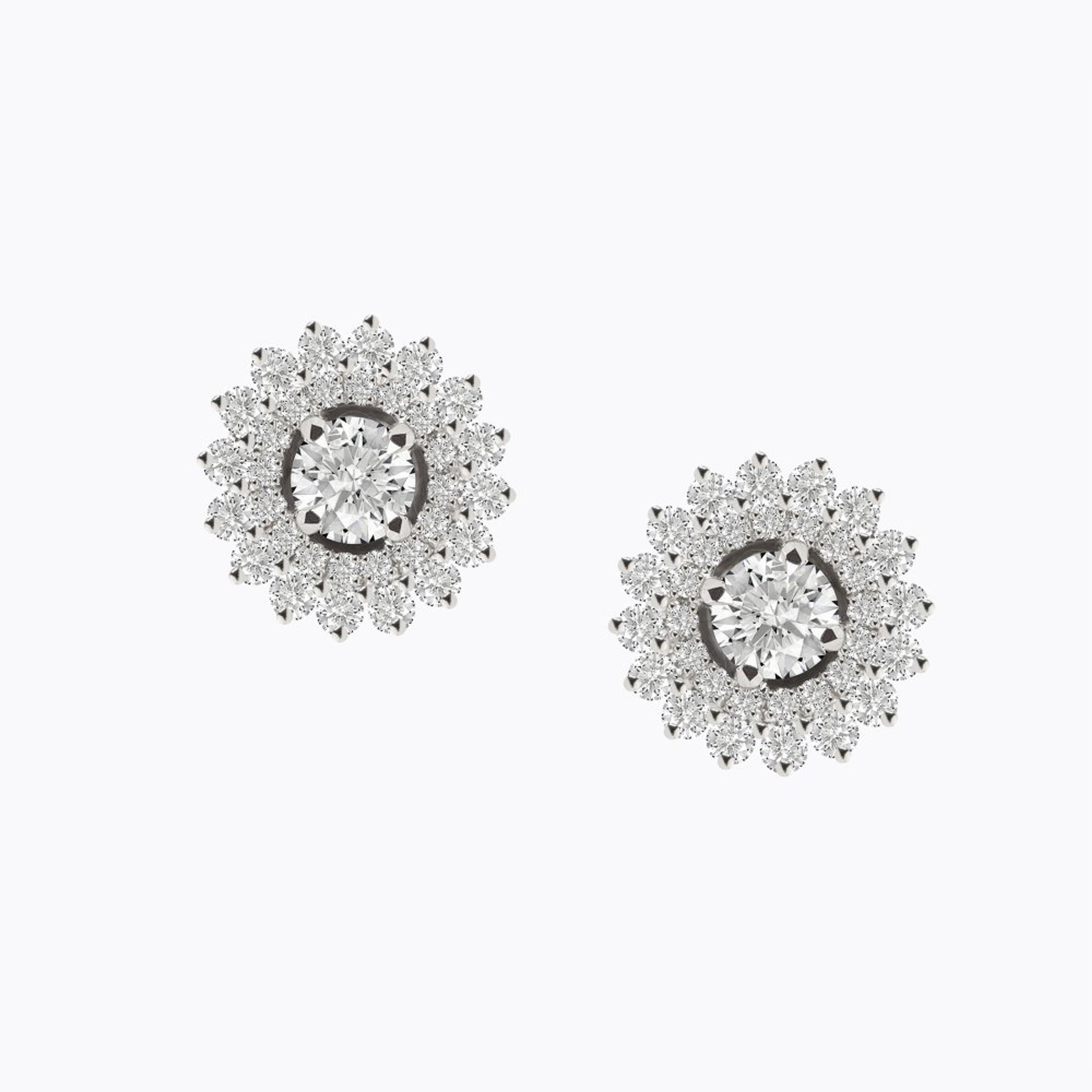 Diamantové náušnice 99, diamant — Zlatnictví Vaněk Kolín