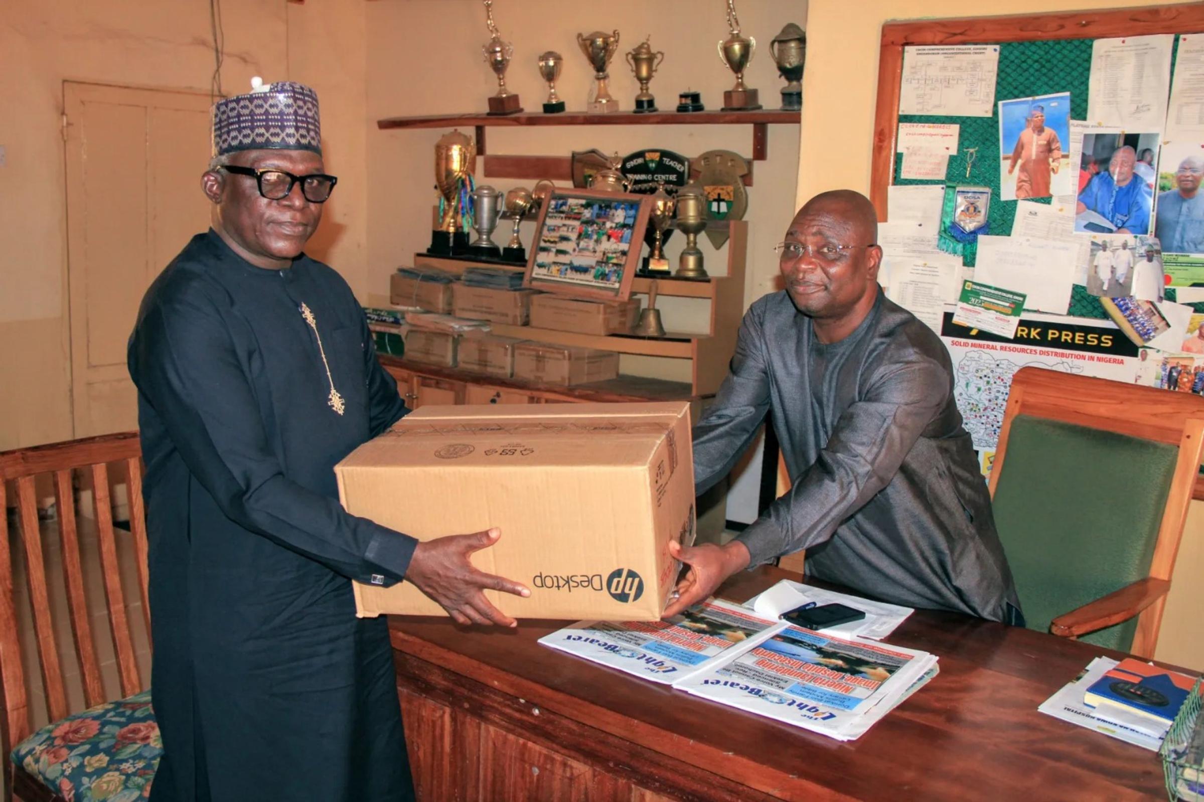 WealthBridge News titled: WealthBridge Donates Computers to School in Plateau