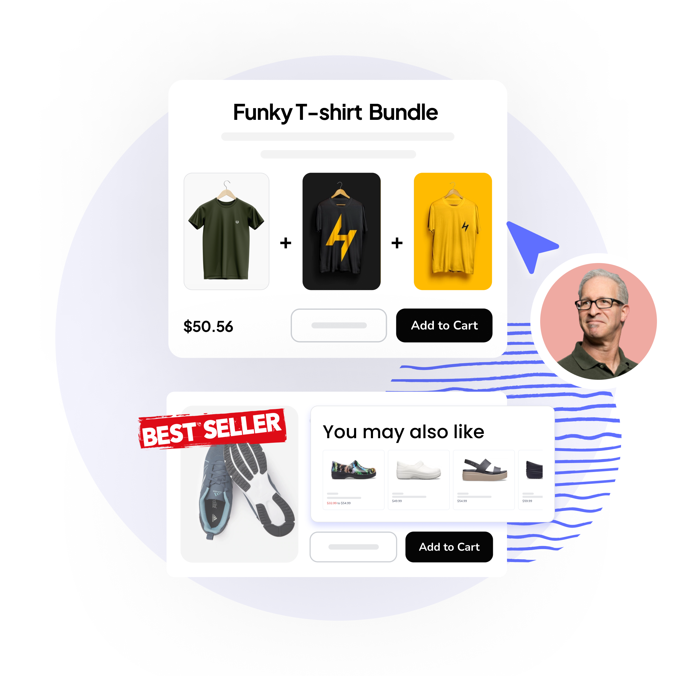 Examples of ModeMagic's product bundle and bestseller playbooks
