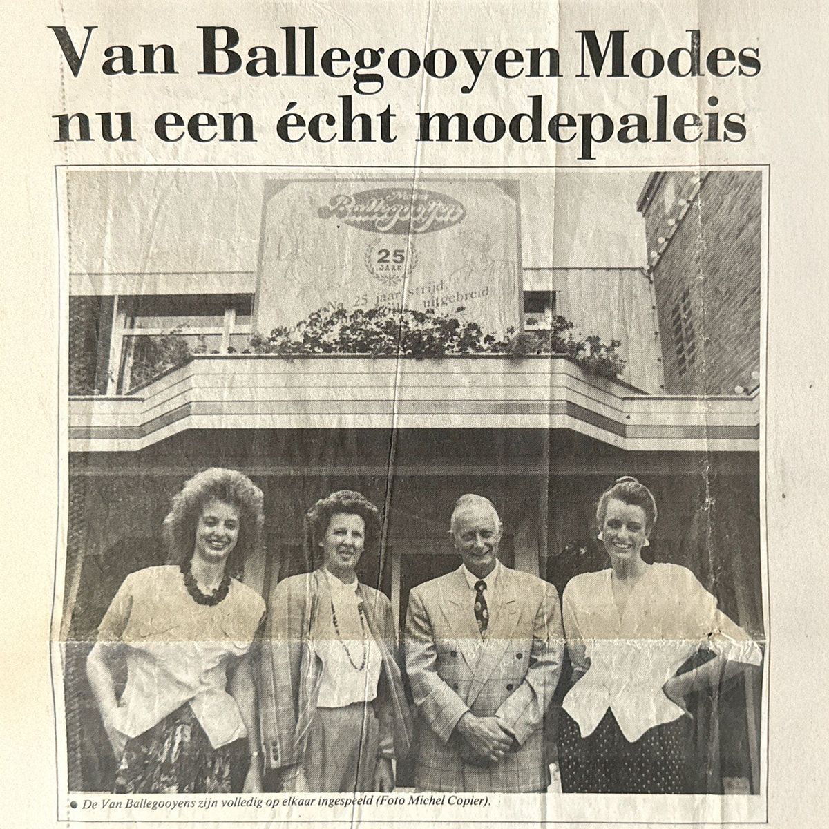 Van Ballegooyen Modes nu een écht modepaleis