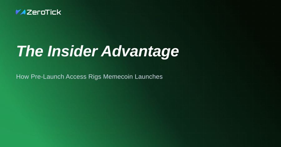 The Insider Advantage: How Pre-Launch Access Rigs Memecoin Launches