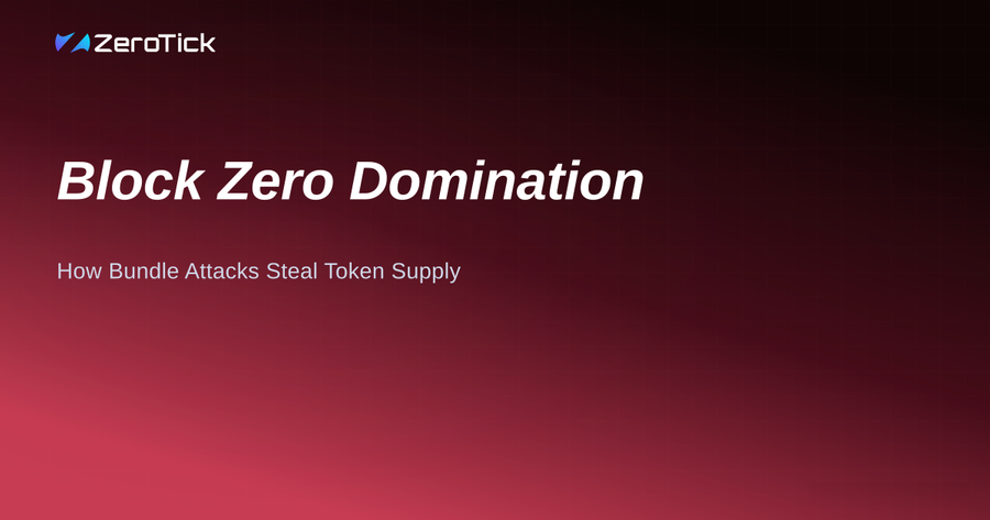 Block Zero Domination: How Bundle Attacks Steal Token Supply