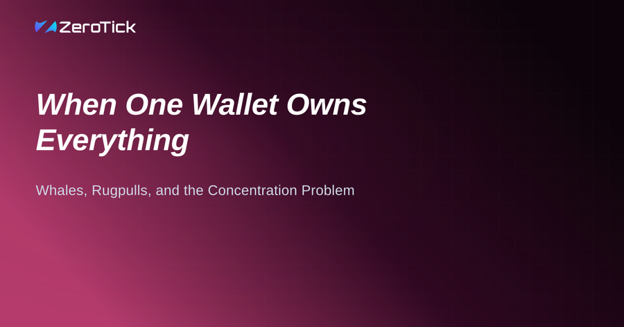 When One Wallet Owns Everything: Whales, Rugpulls, and the Concentration Problem