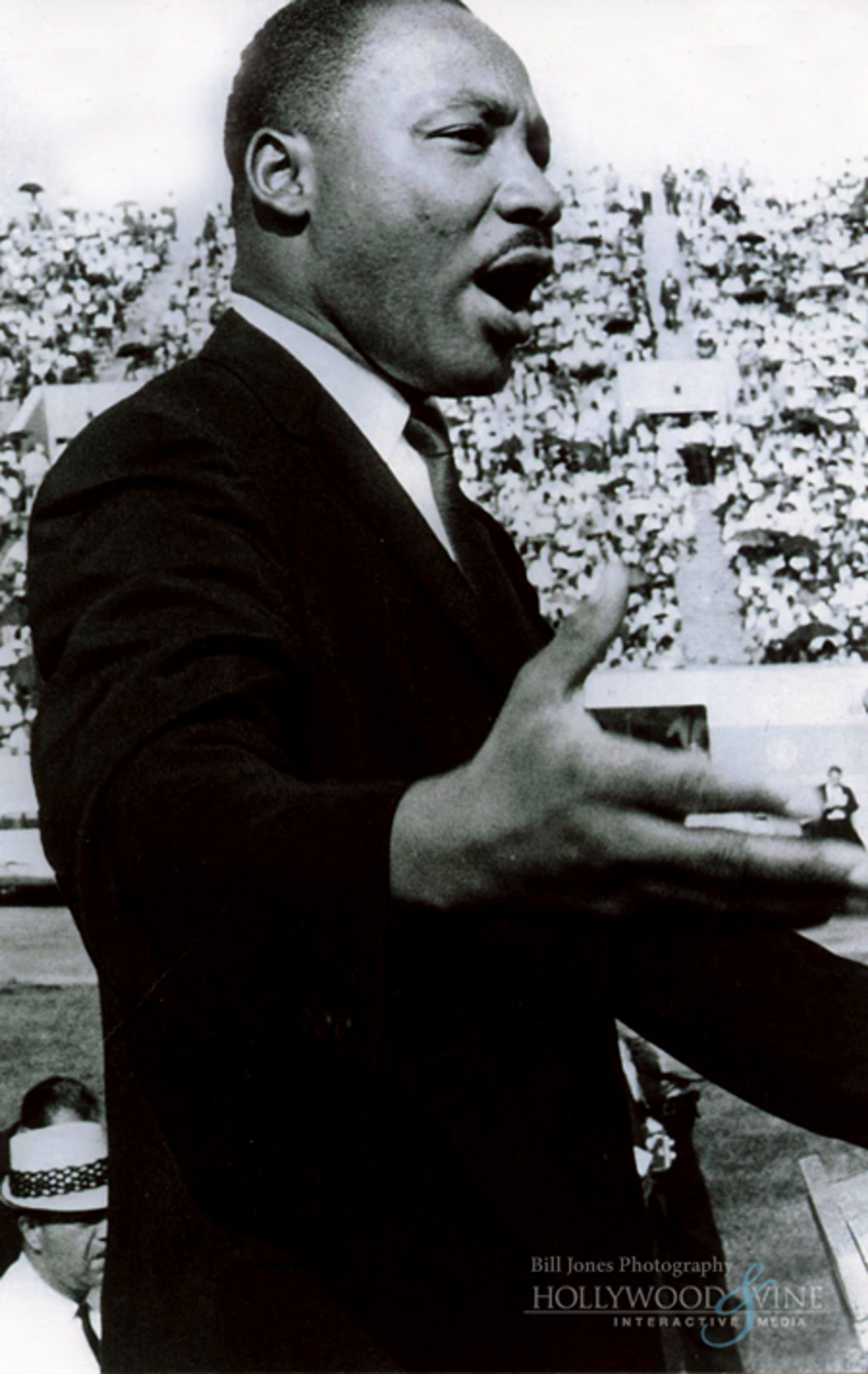 Dr. King giving a speech