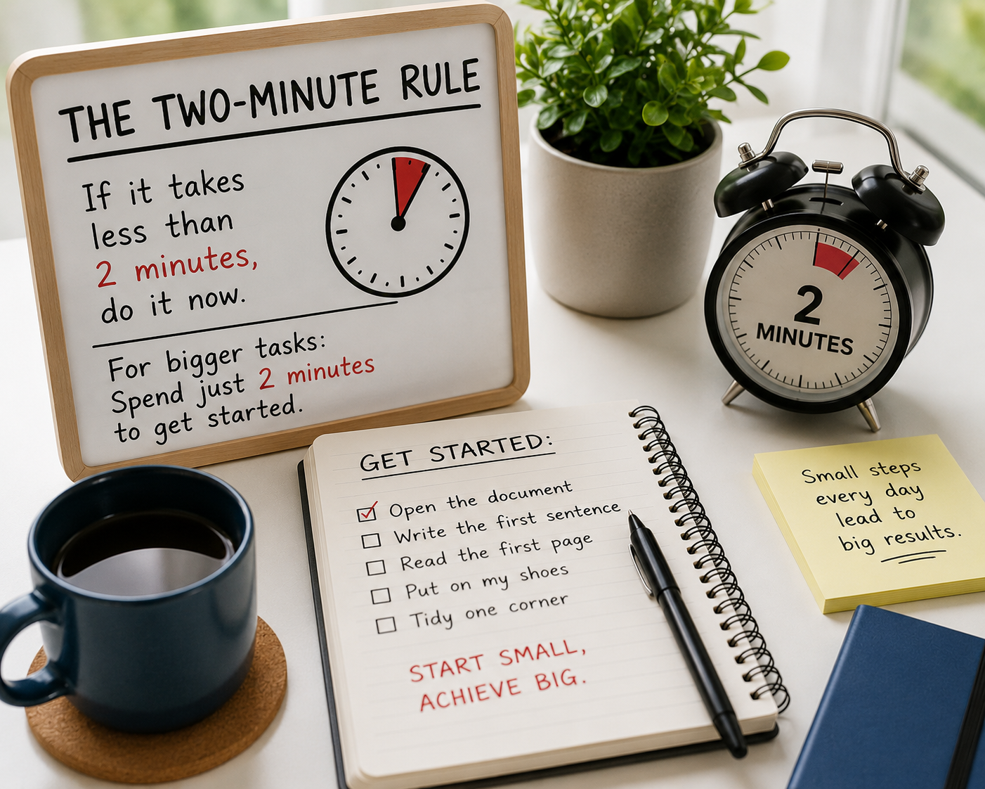 The Two-Minute Rule That Solves Procrastination