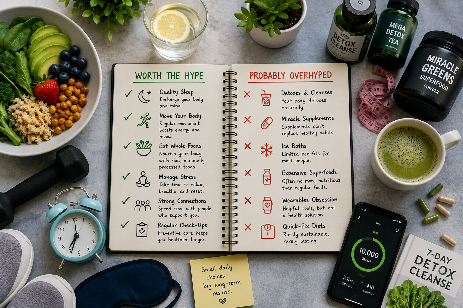 The Health Habits That Are Worth the Hype (And the Ones That Aren’t)