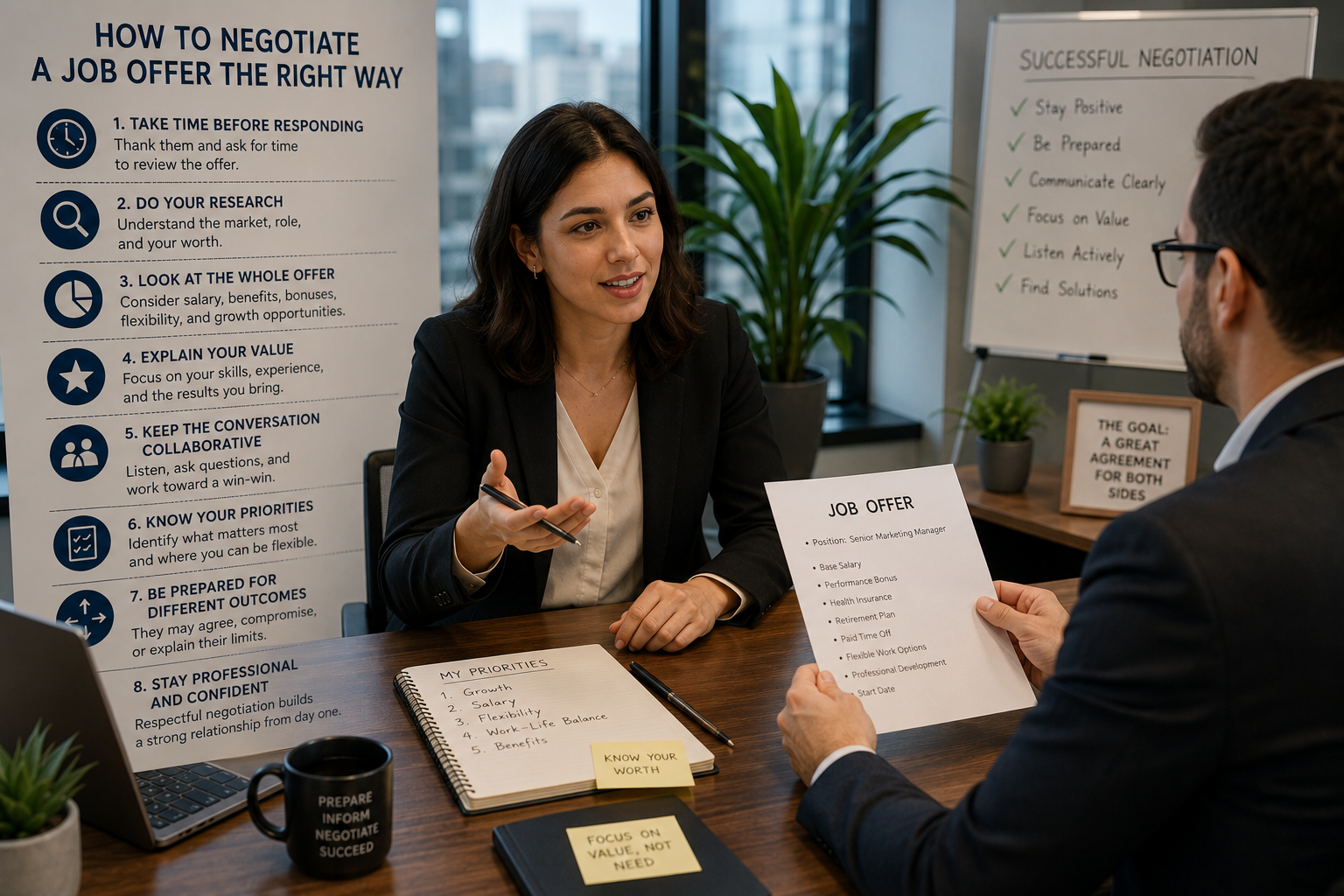 How to Negotiate a Job Offer the Right Way