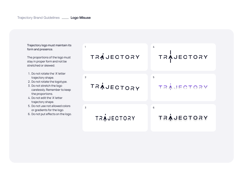 Trajectory Logo Misuse