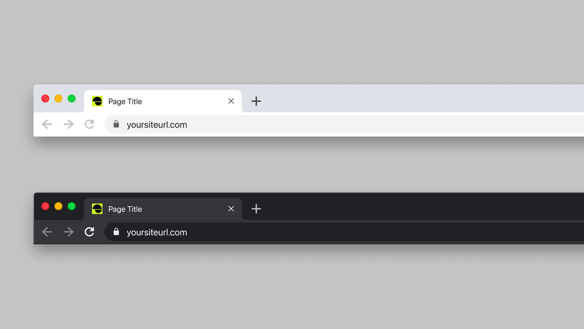 The view of navigation bar on the website with open Dodonut page and its favicon