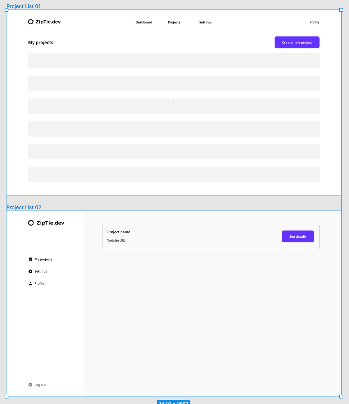 Ziptie - navigation exploration