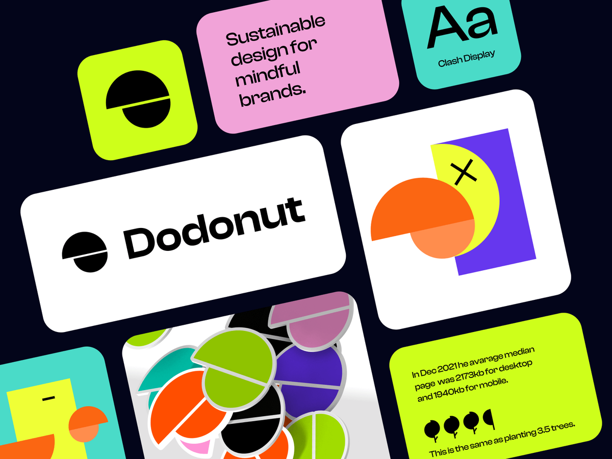 Dodonut's logo presentation. 