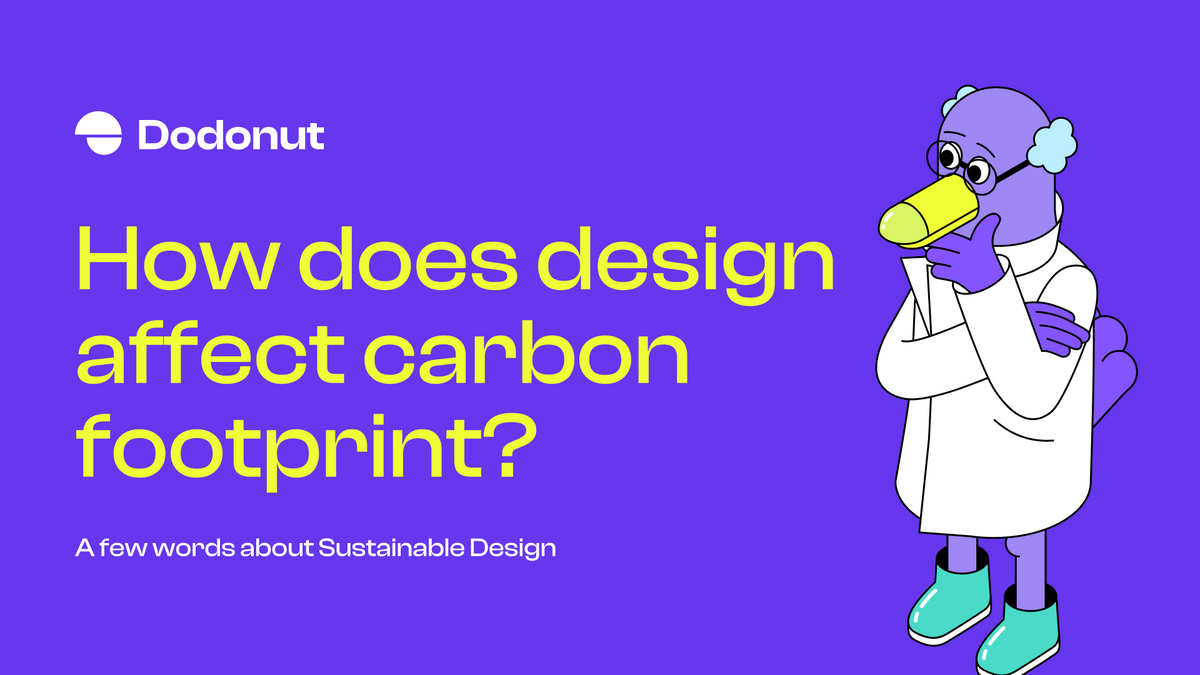 How does design affect carbon footprint?