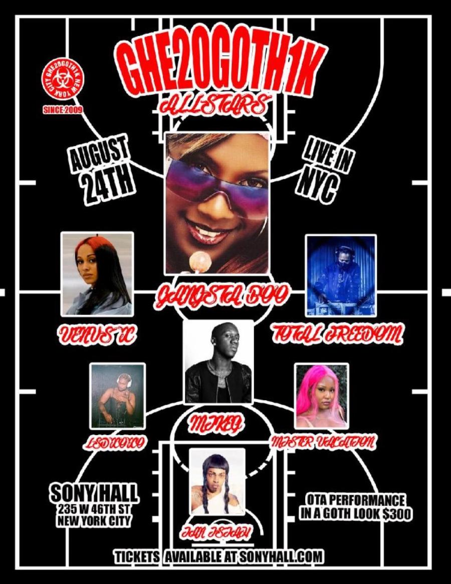 Boo era flyer · GEHTO GOTHIK FLYER