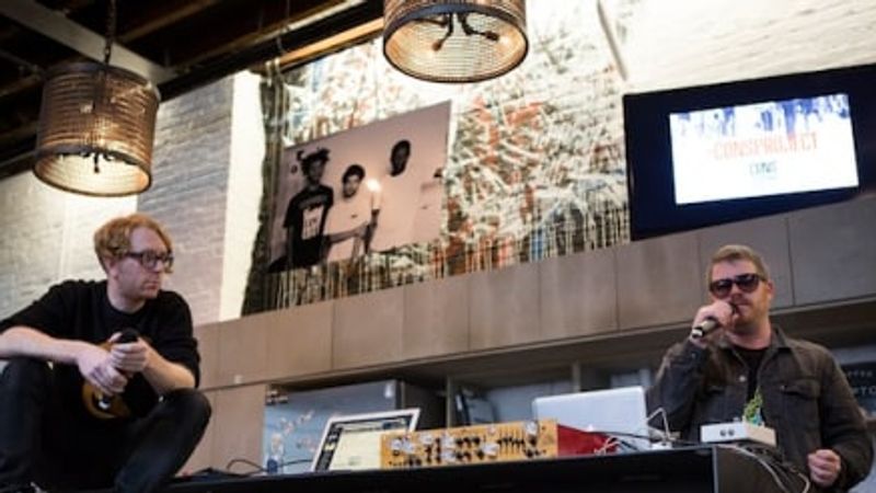 Photos: CONS Project in Brooklyn with El-P and Nick Hook