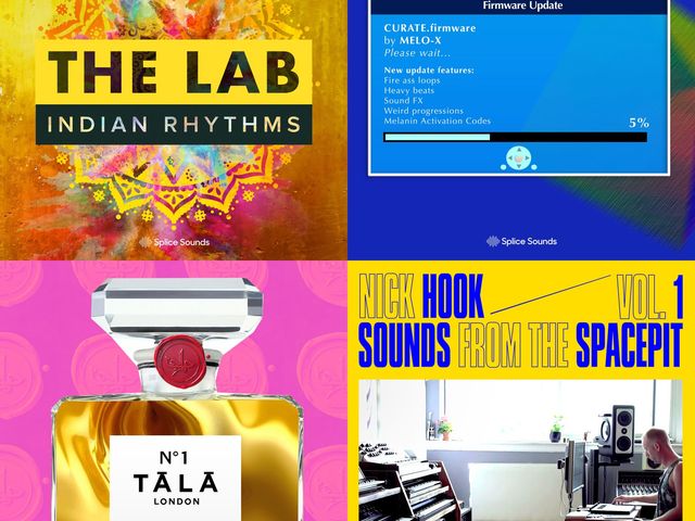 New samples by Dhruv Goel, Nick Hook, MeLo-X & TĀLĀ at Splice Sounds