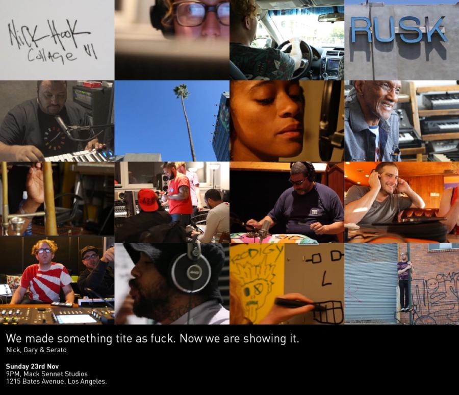 Collage v.1 release party · LA INVITE