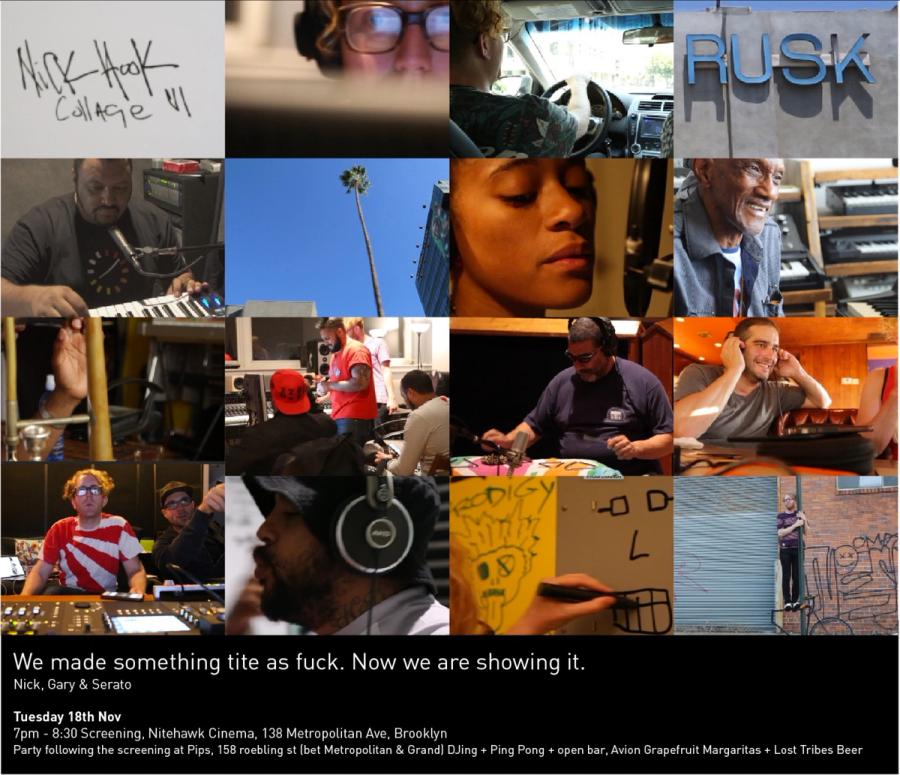 Collage v.1 release party · new york invite