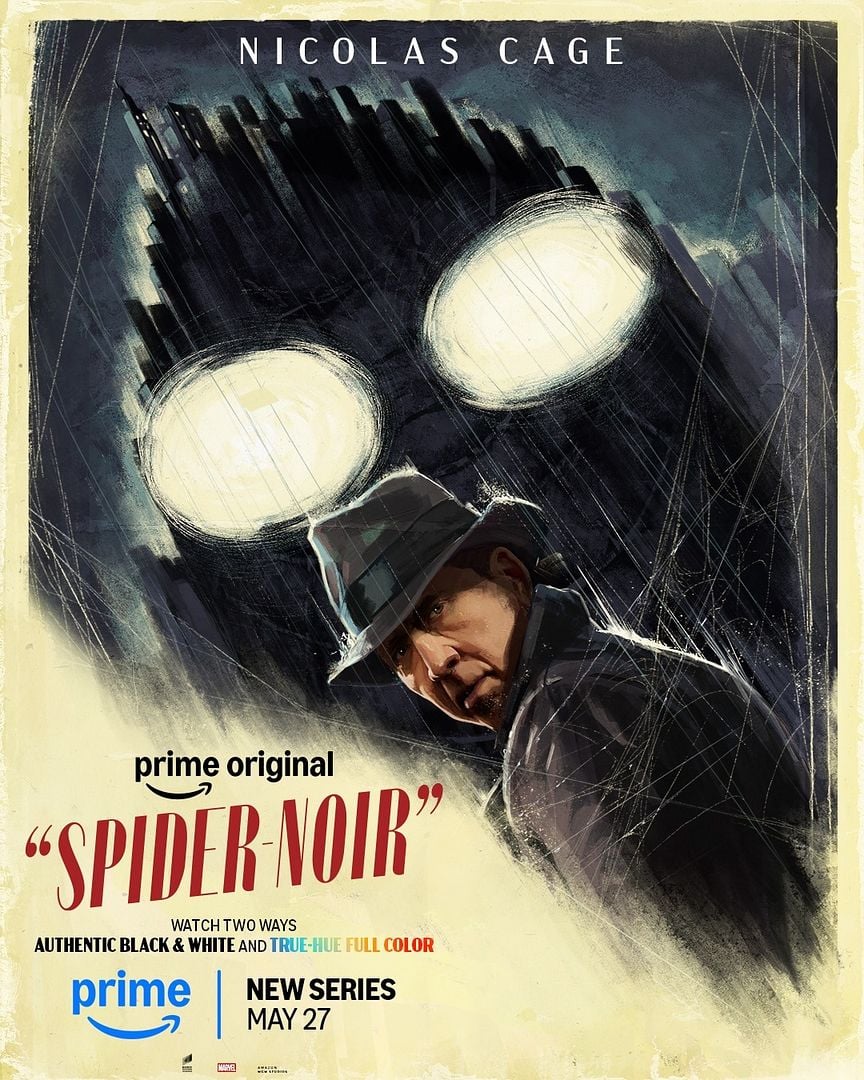 affiche spider-noir saison 1 2026 Nicolas Cage