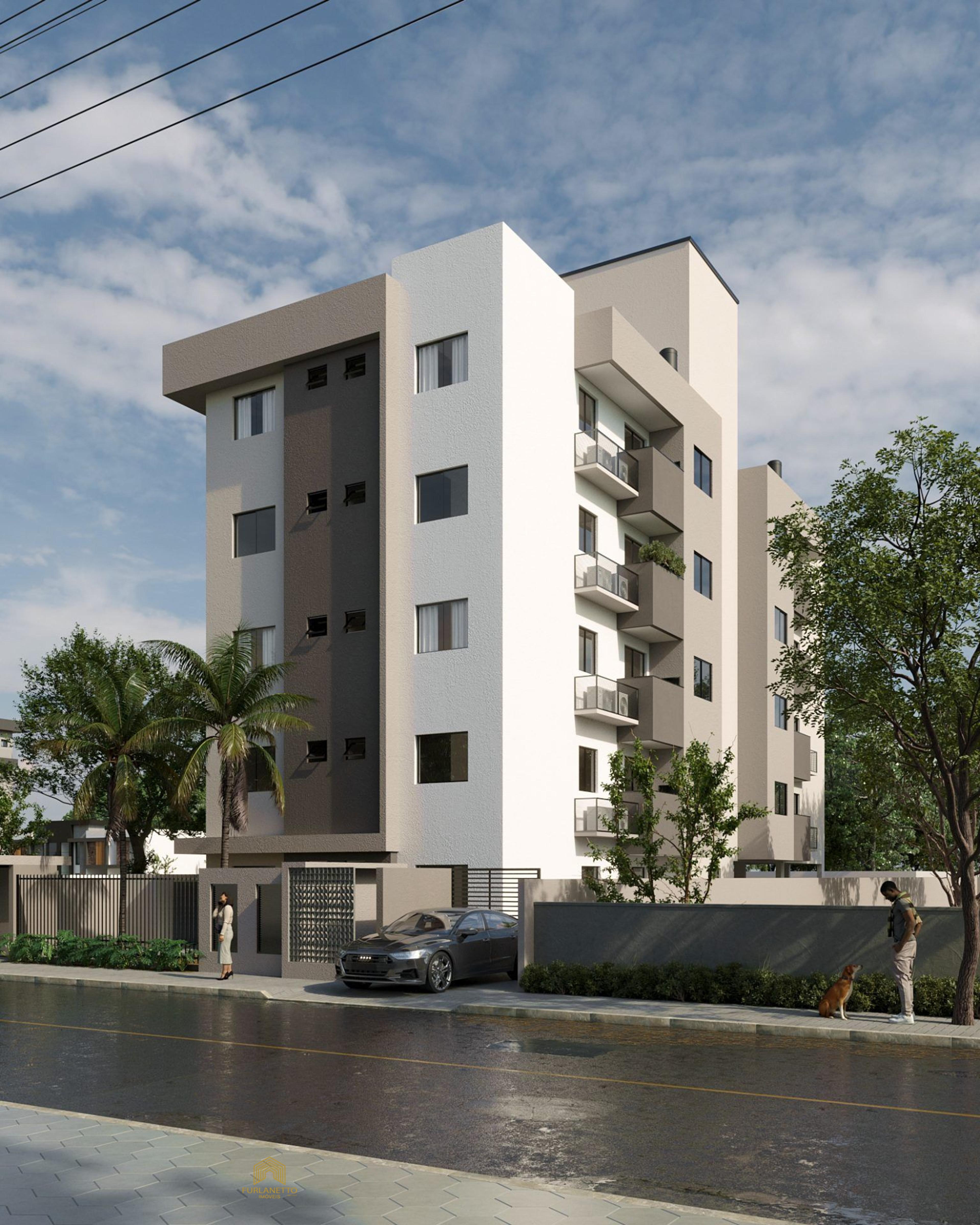 Apartamento a venda no bairro Aventureiro com 2 quartos e sacada com churrasqueira