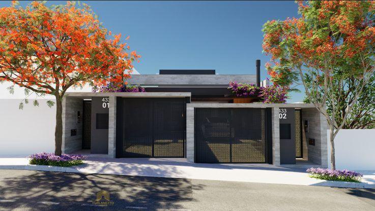 Casa geminado planta baixa a venda no bairro costa e silva com 3 dormitorios sendo 1 suite