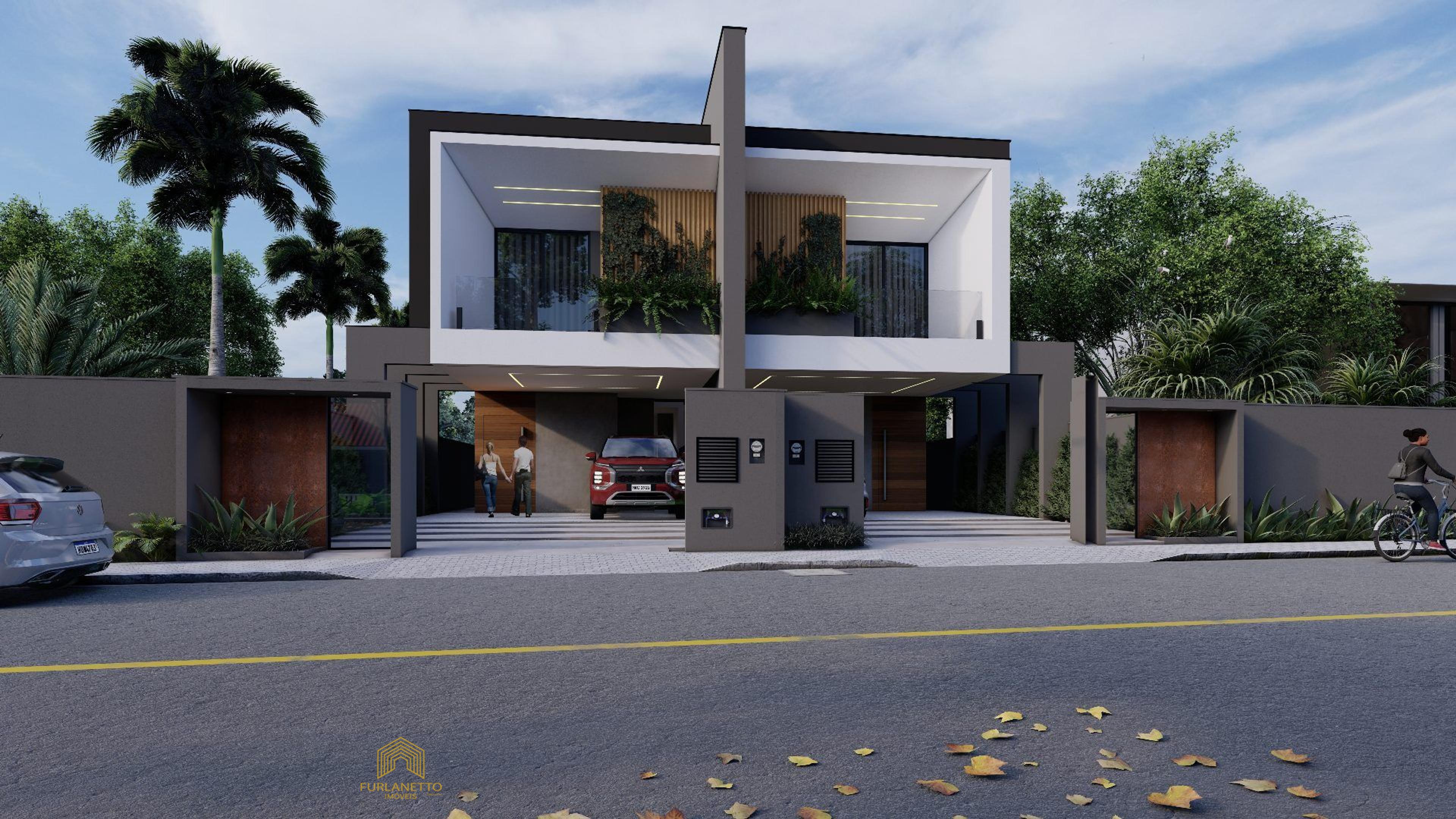 Casa Geminada de Alto Padrão com 3 Suítes,Ampla Área Gourmet e 2 Vagas de Garagem