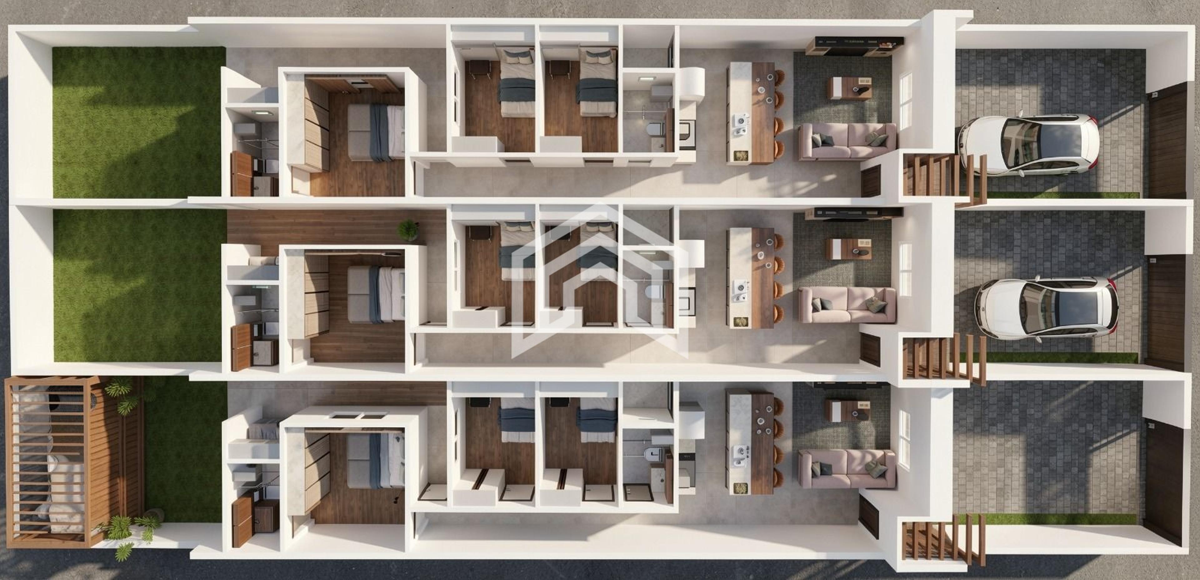 Geminado Planta Baixa no Vila Nova Com 1 Suíte + 2 Quartos!!! — foto 16