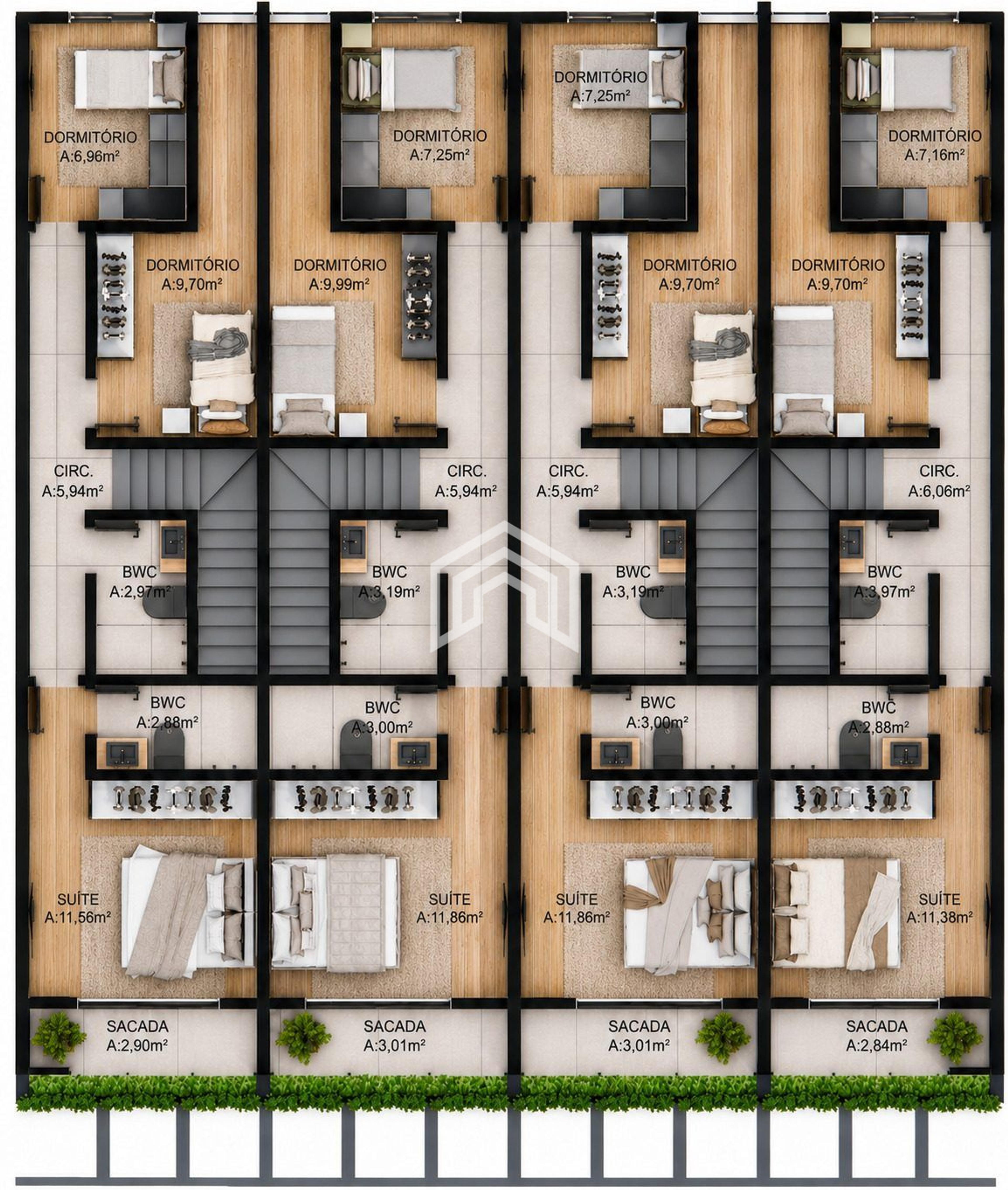 Casa geminado a venda no bairro Costa e silva com 3 dormitórios sendo 1 suíte e 113m2 privativos — foto 8