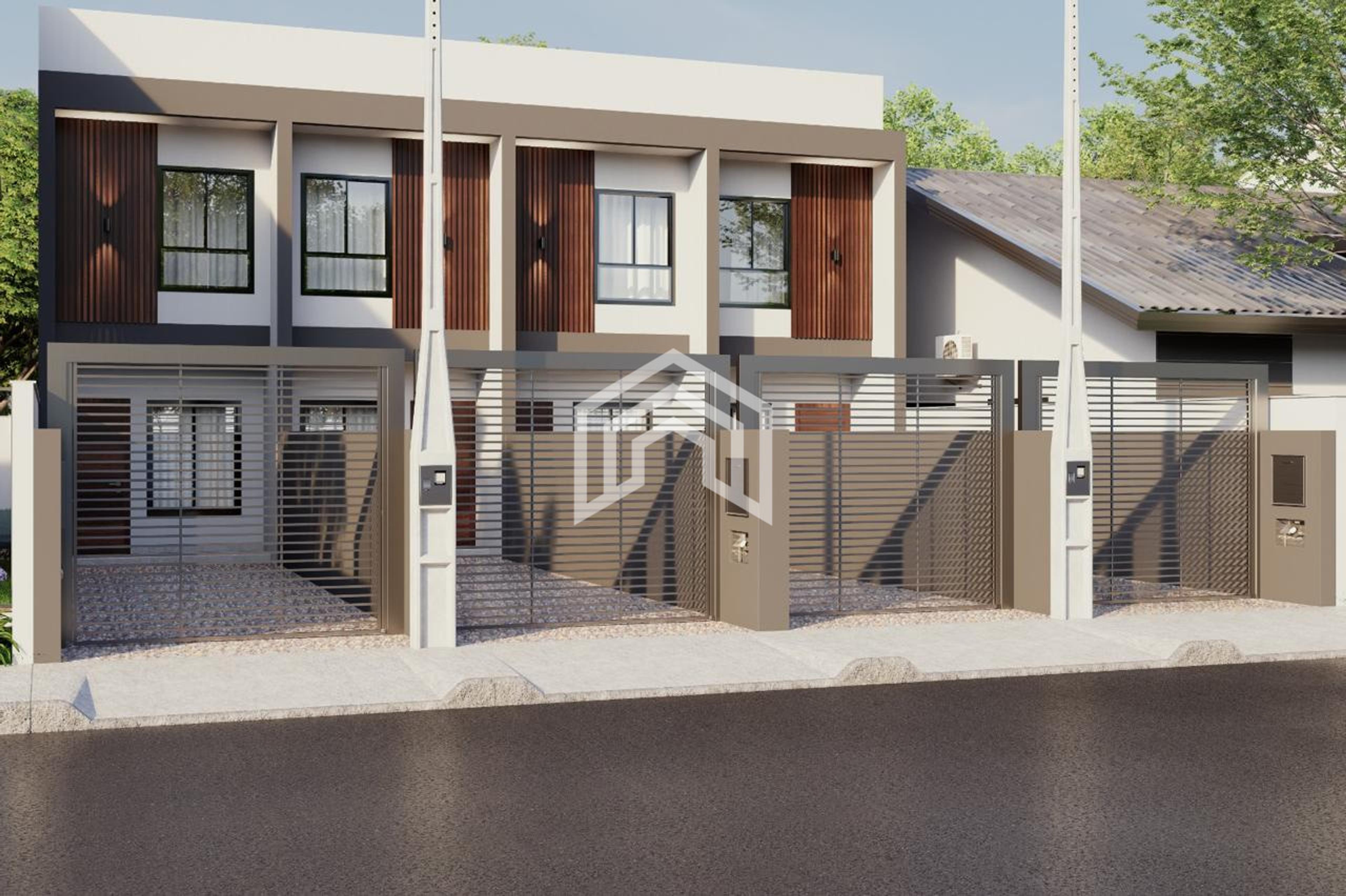 Casa Geminado a venda no espinheiros com amplo espaço nos fundos e garagem para 2 carros — foto 3