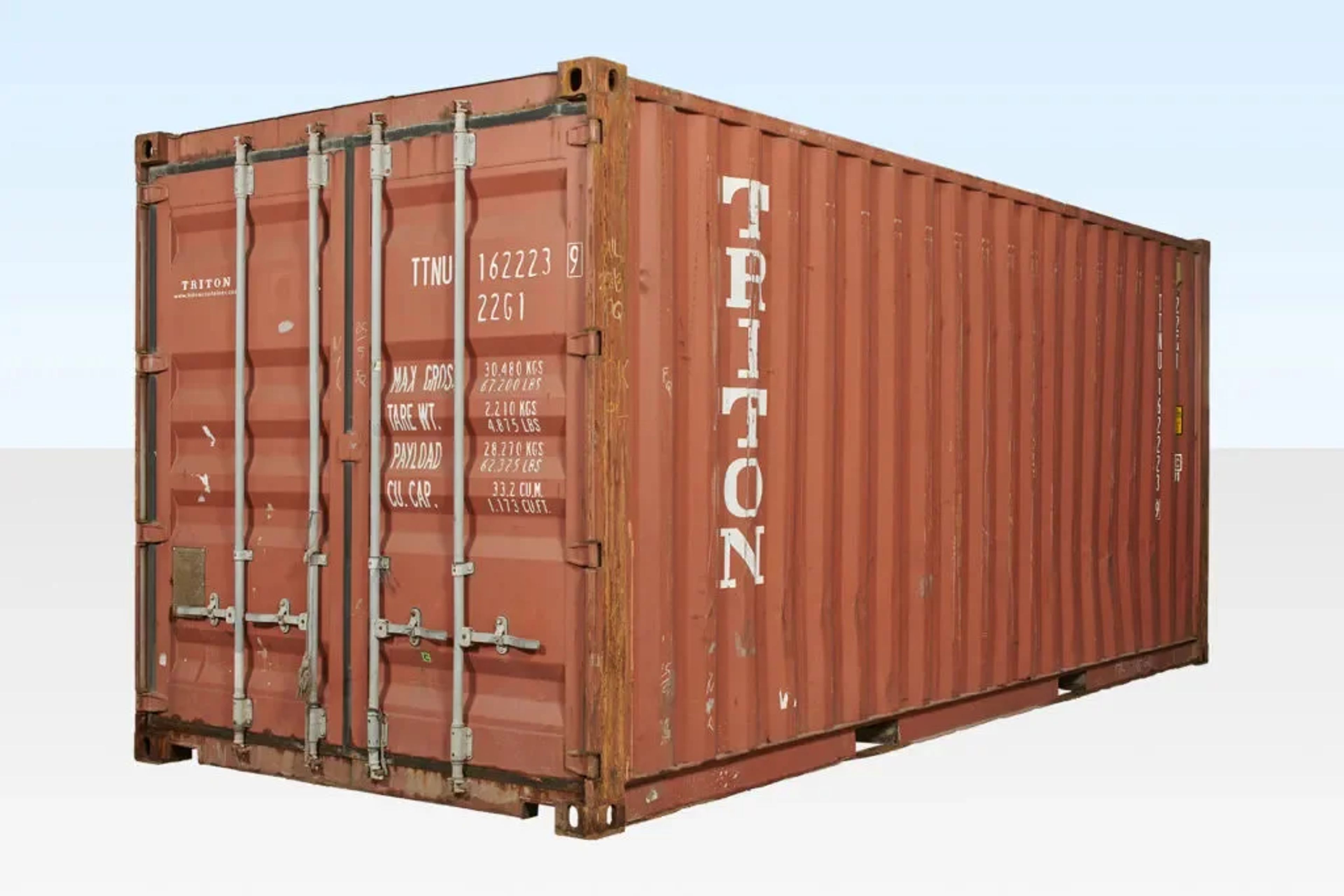 20ft Used Shipping Container – Wind & Watertight — view 3