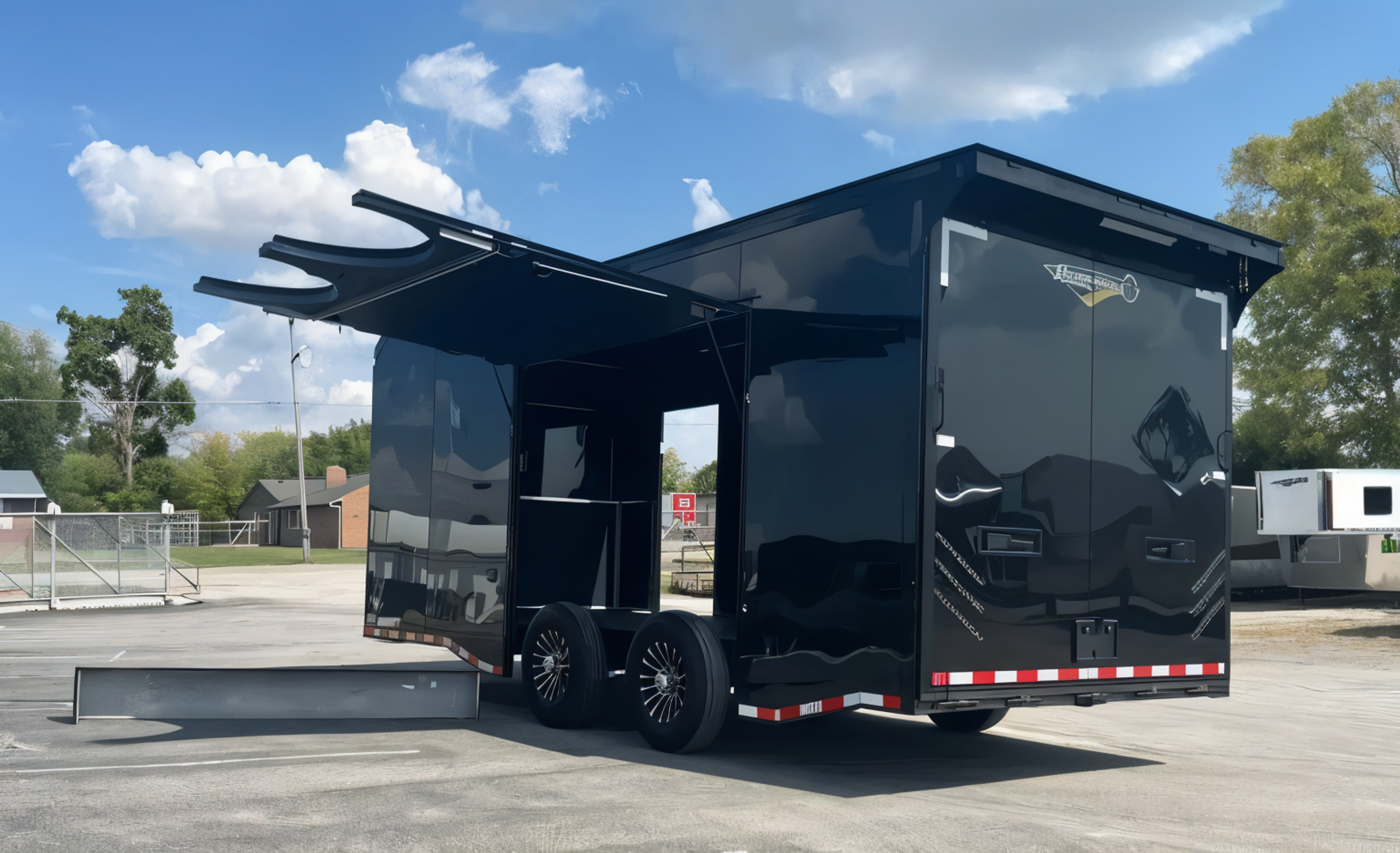 Enclosed Car Trailer 2026 20ft. Haulmark Edge w/Large Escape Door & Black