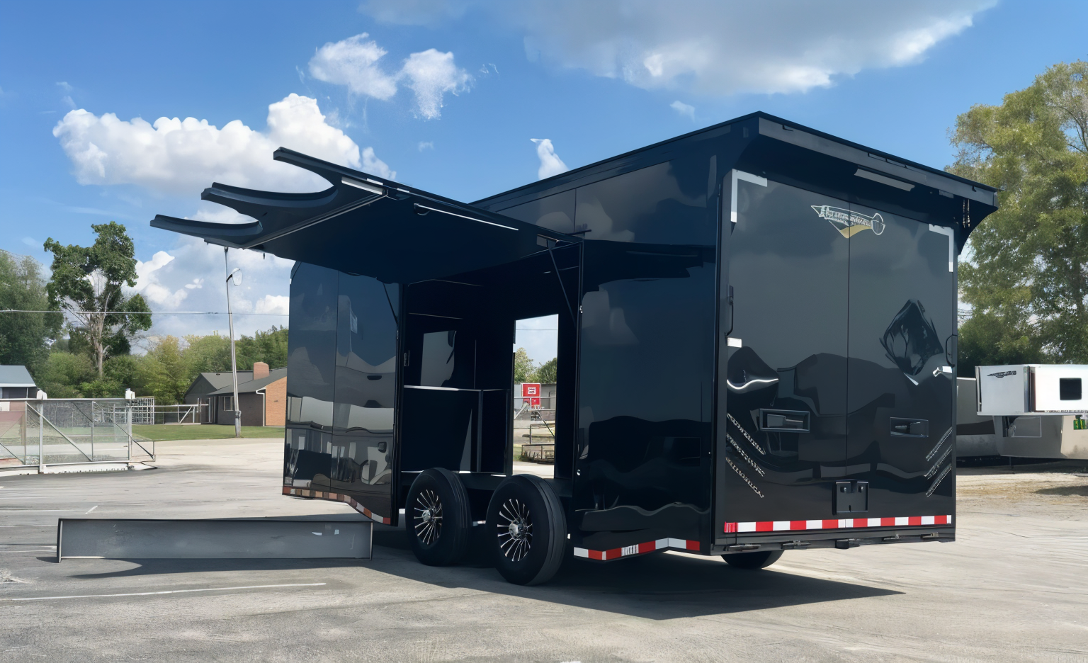 Enclosed Car Trailer 2026 20ft. Haulmark Edge w/Large Escape Door & Black