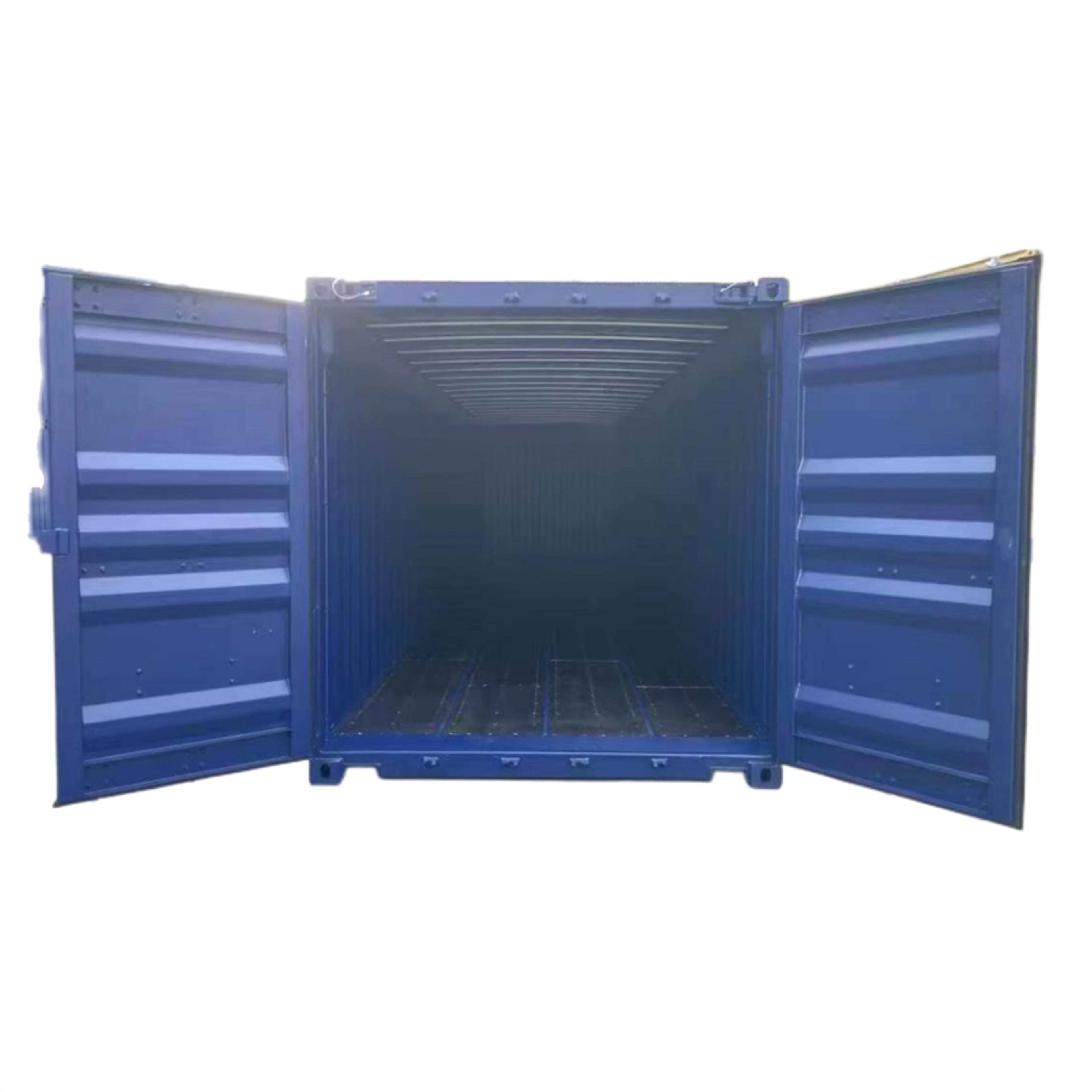 40ft Open Top Shipping Container — doors open, interior