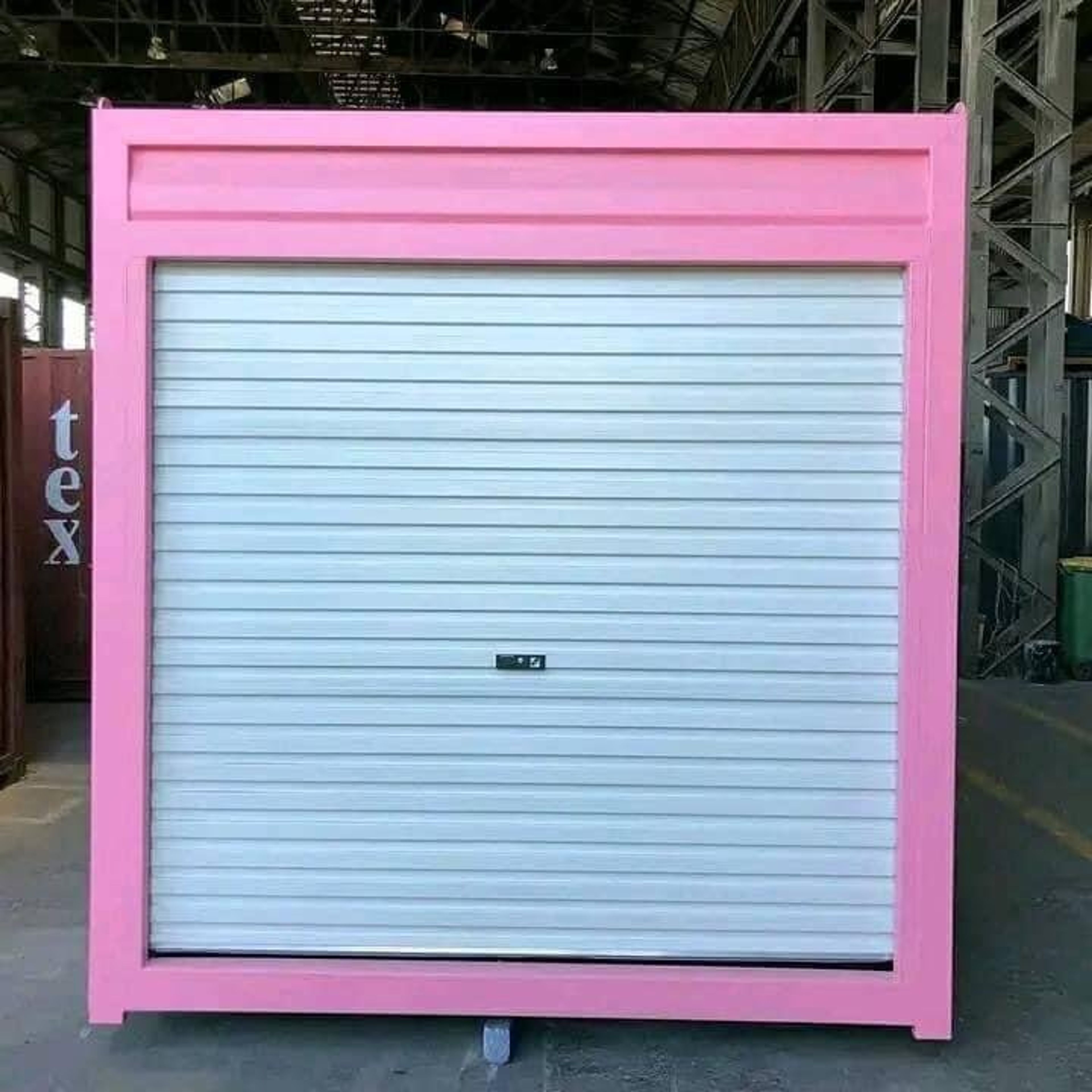 10ft Pink Container with Roll‑Up Door — view 4