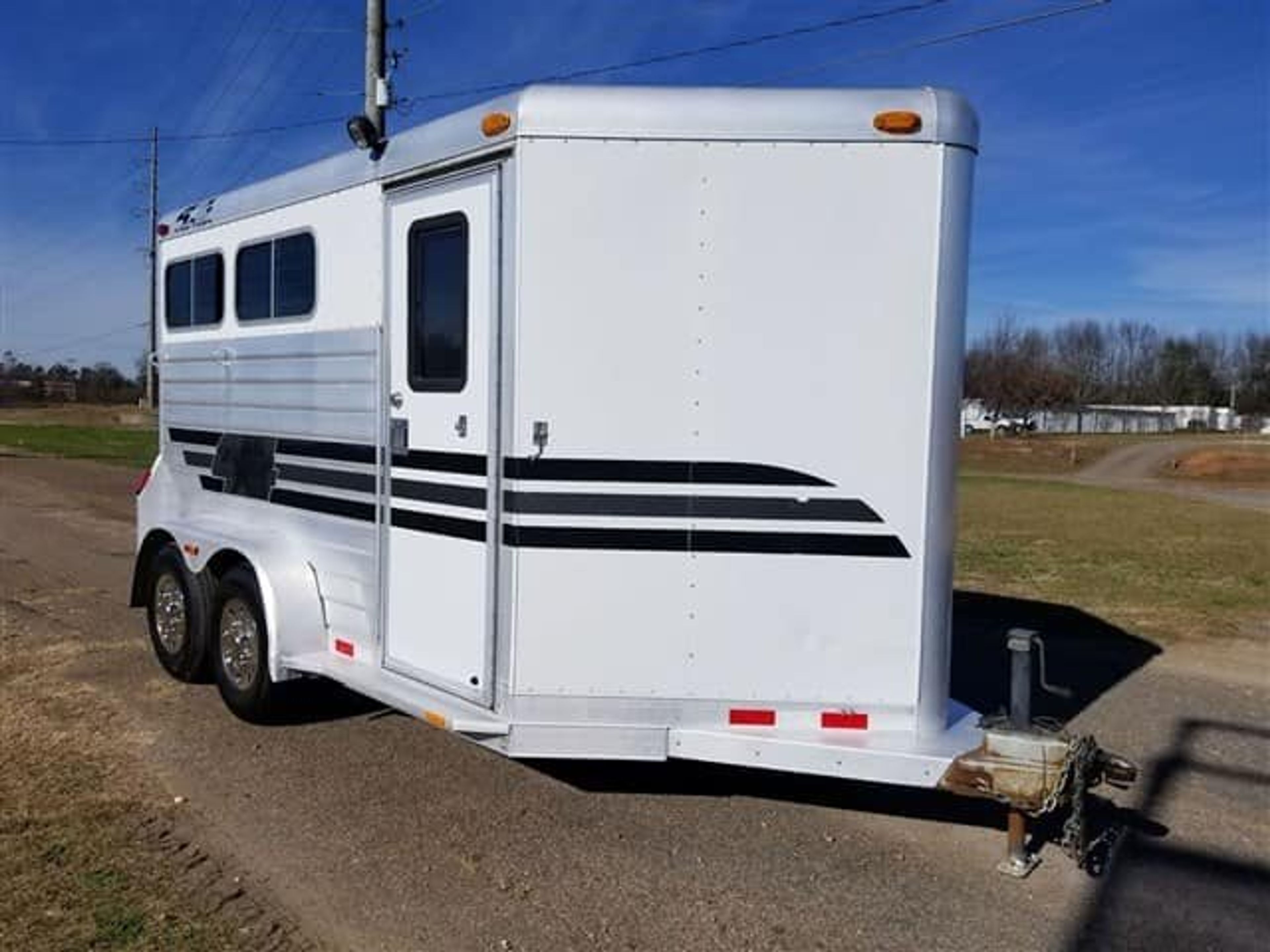 2001 4 Star 2 Horse Bumper Pull Slant Load — view 5