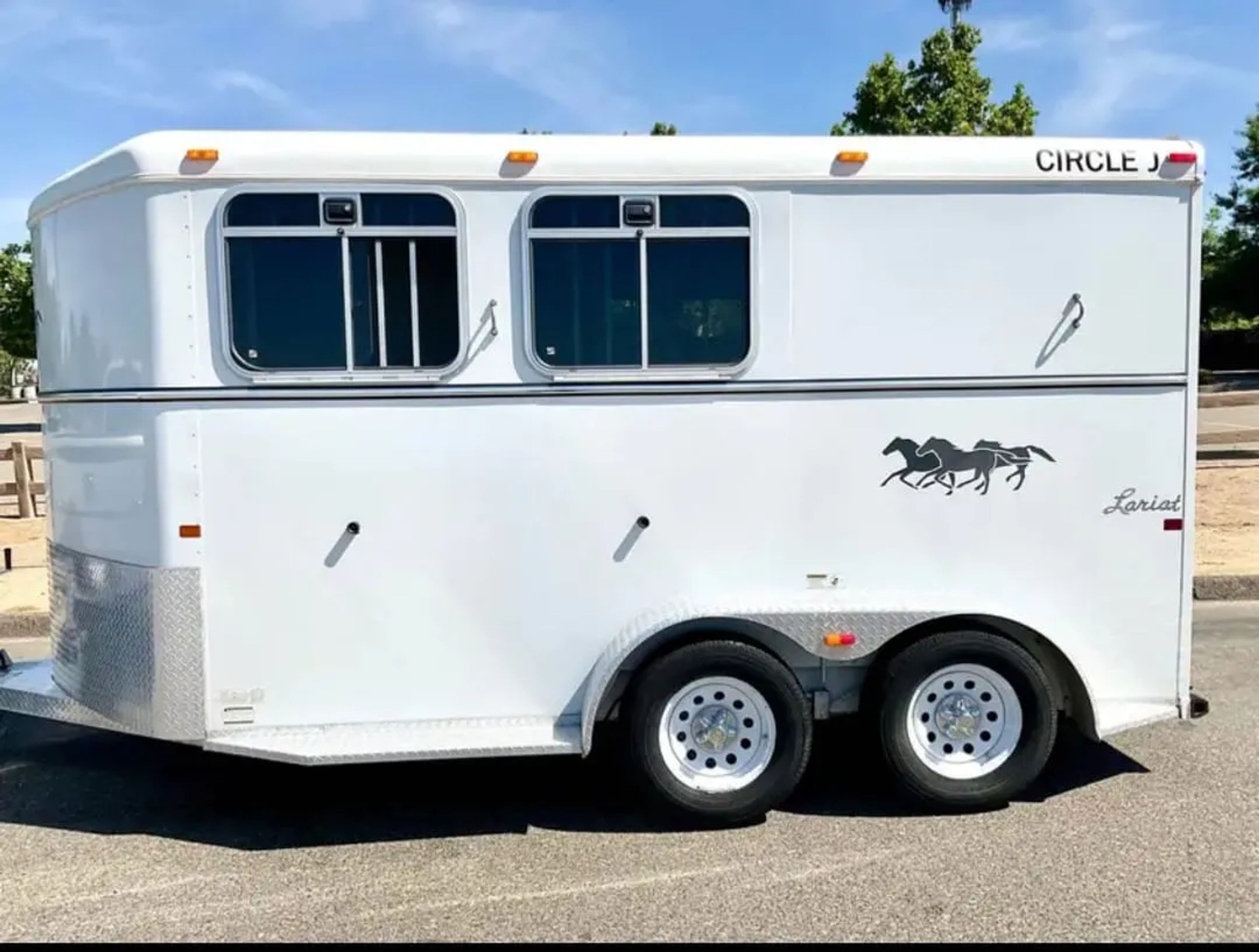 2007 Circle J 2 Horse Trailer Slant Load — view 13