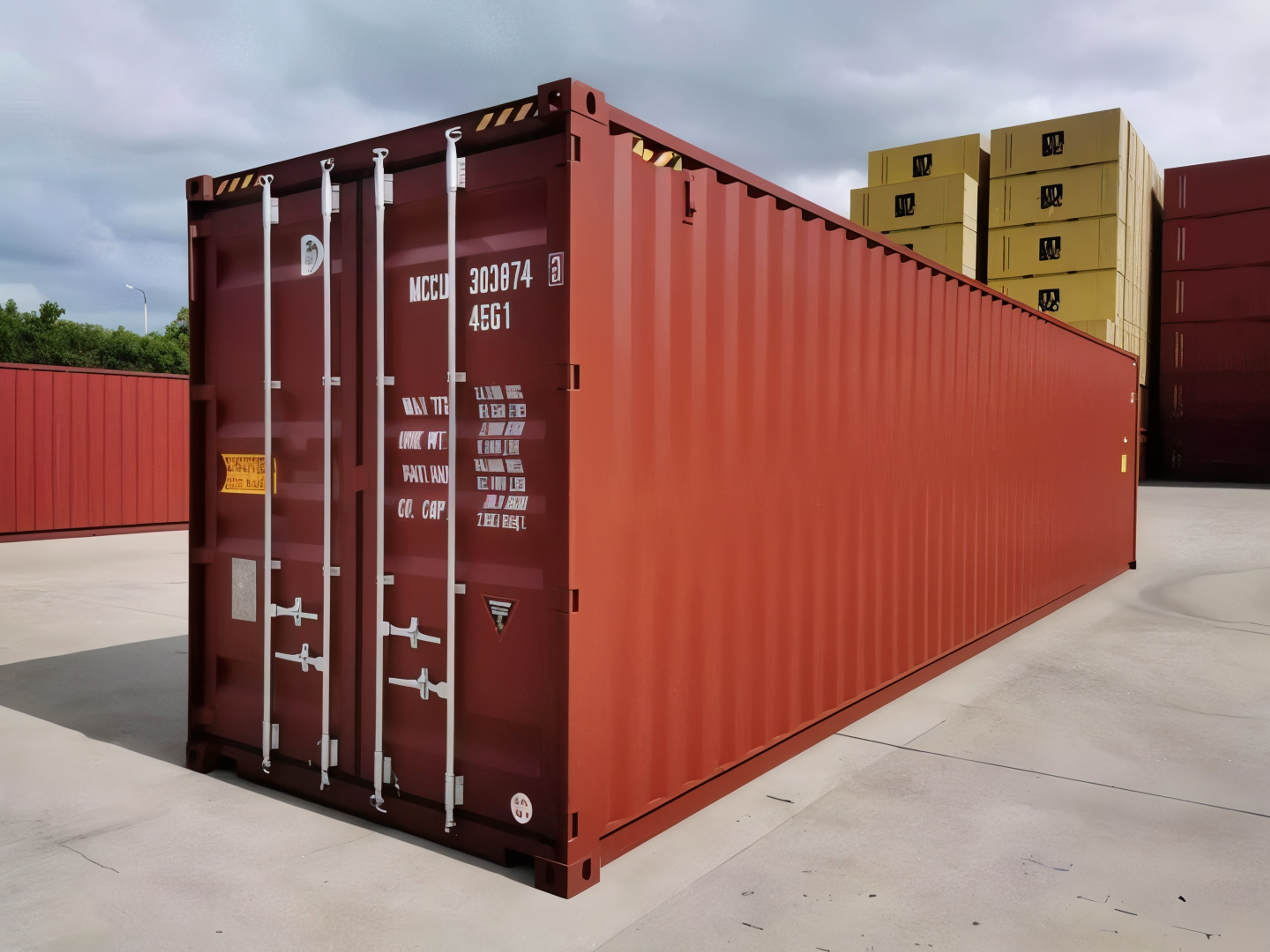 40ft x 8ft Used Cargo-worthy Dry Van