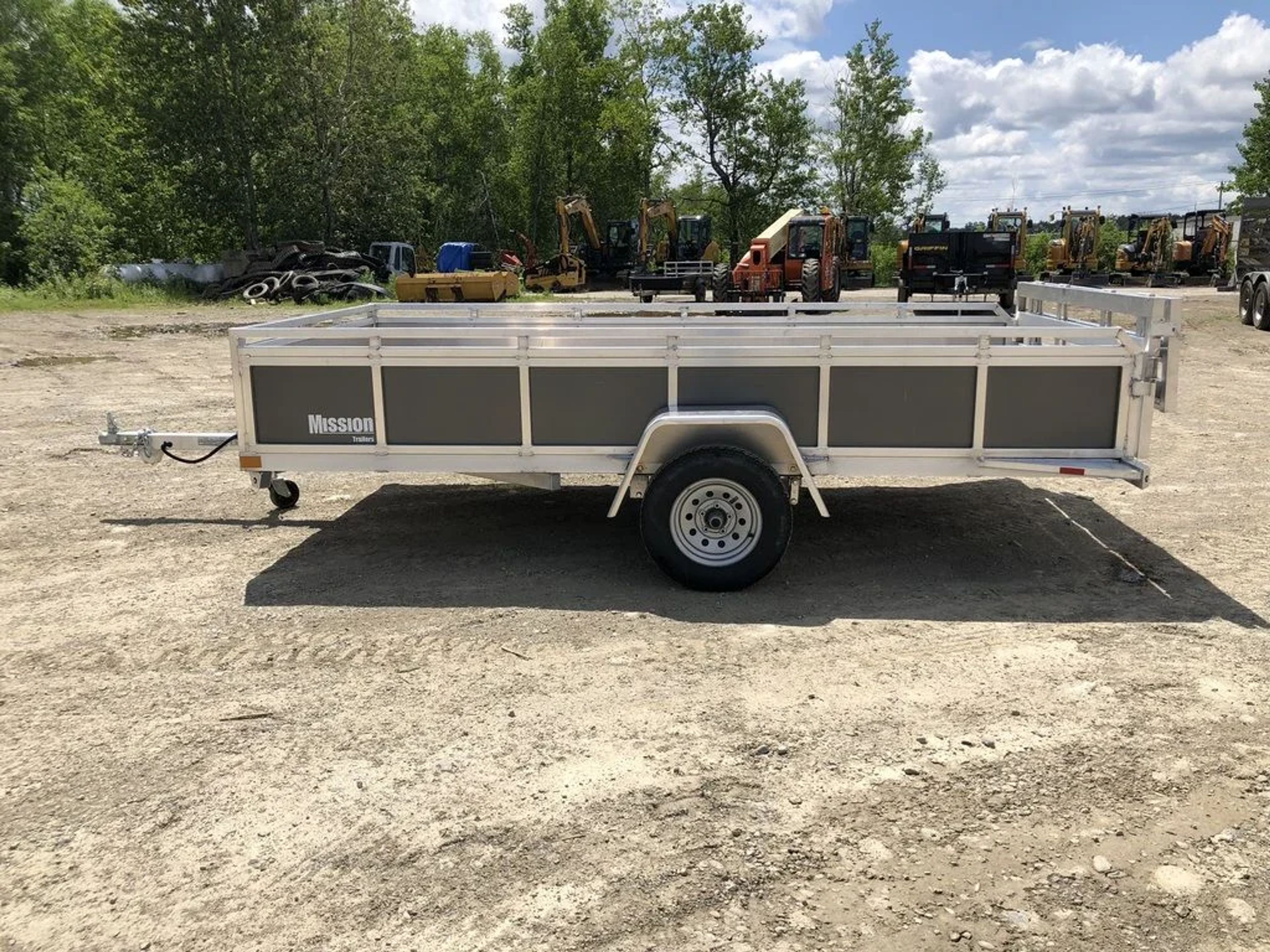 2022 Mission Trailers 6×12 Aluminum Open Utility w/Integrated Rear Ramp — view 2