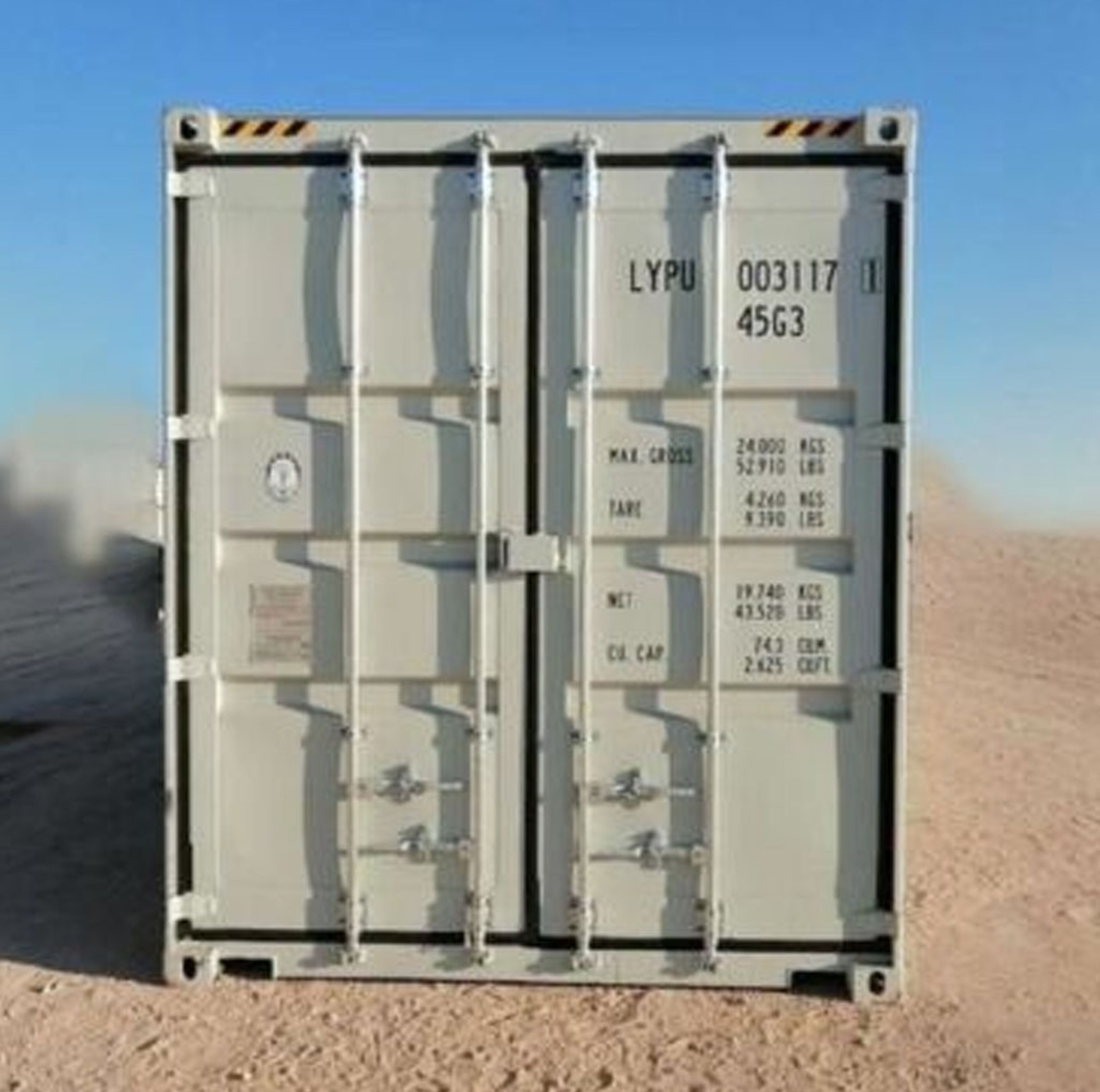 20ft Standard Dry Container - Back