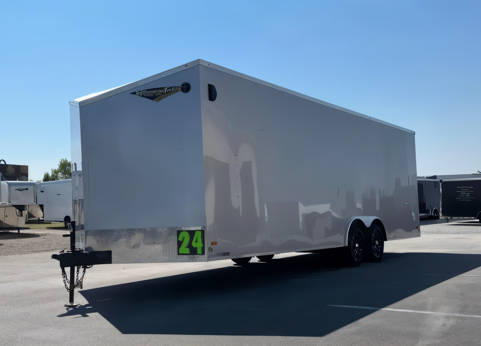 Enclosed Car Hauler 2026 24ft. Hero w/Heavy Duty Ramp Door & Aluminum Wheels