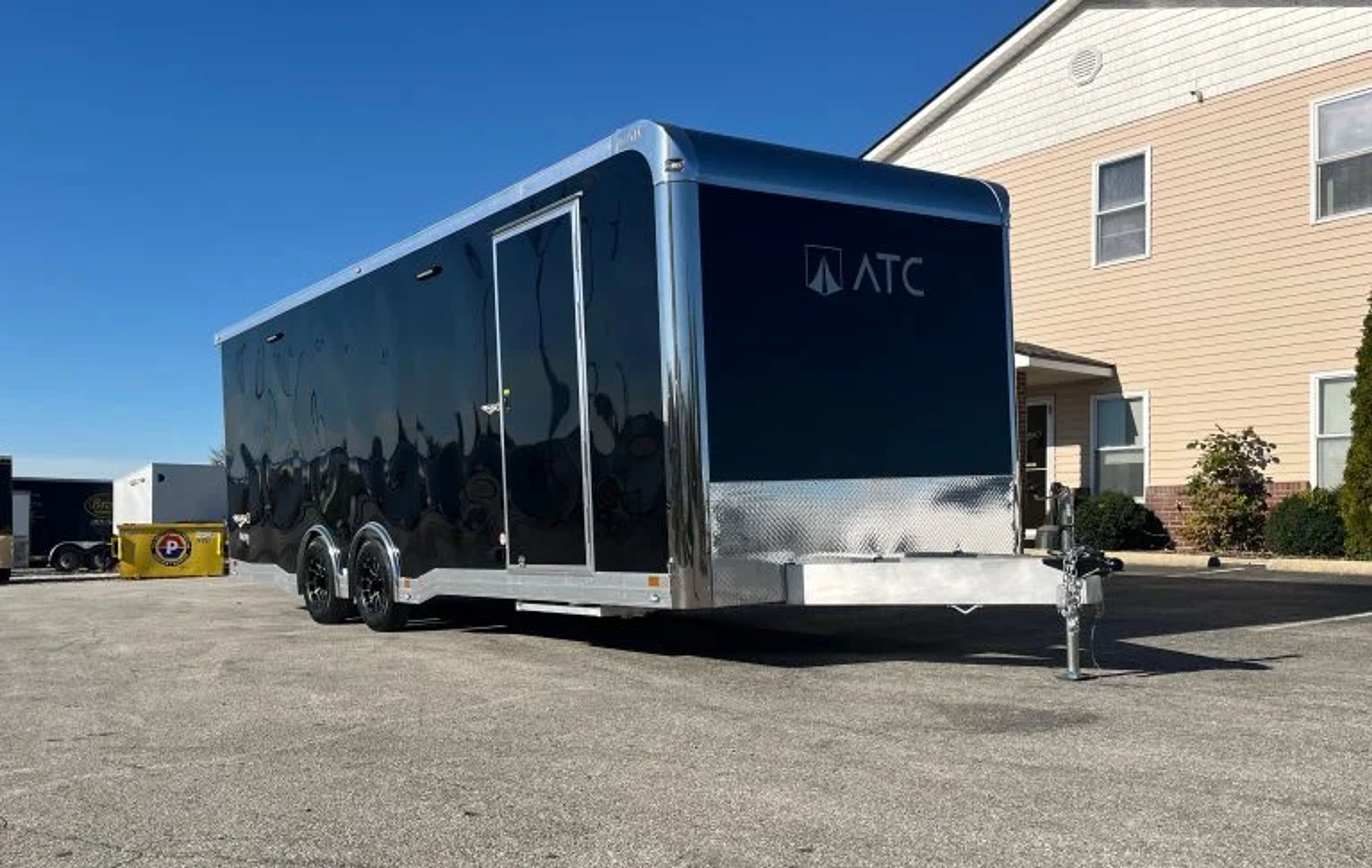 Enclosed ATC Car Trailer 2026 24ft. Aluminum ROM 550 w/Large Escape Door & — view 3