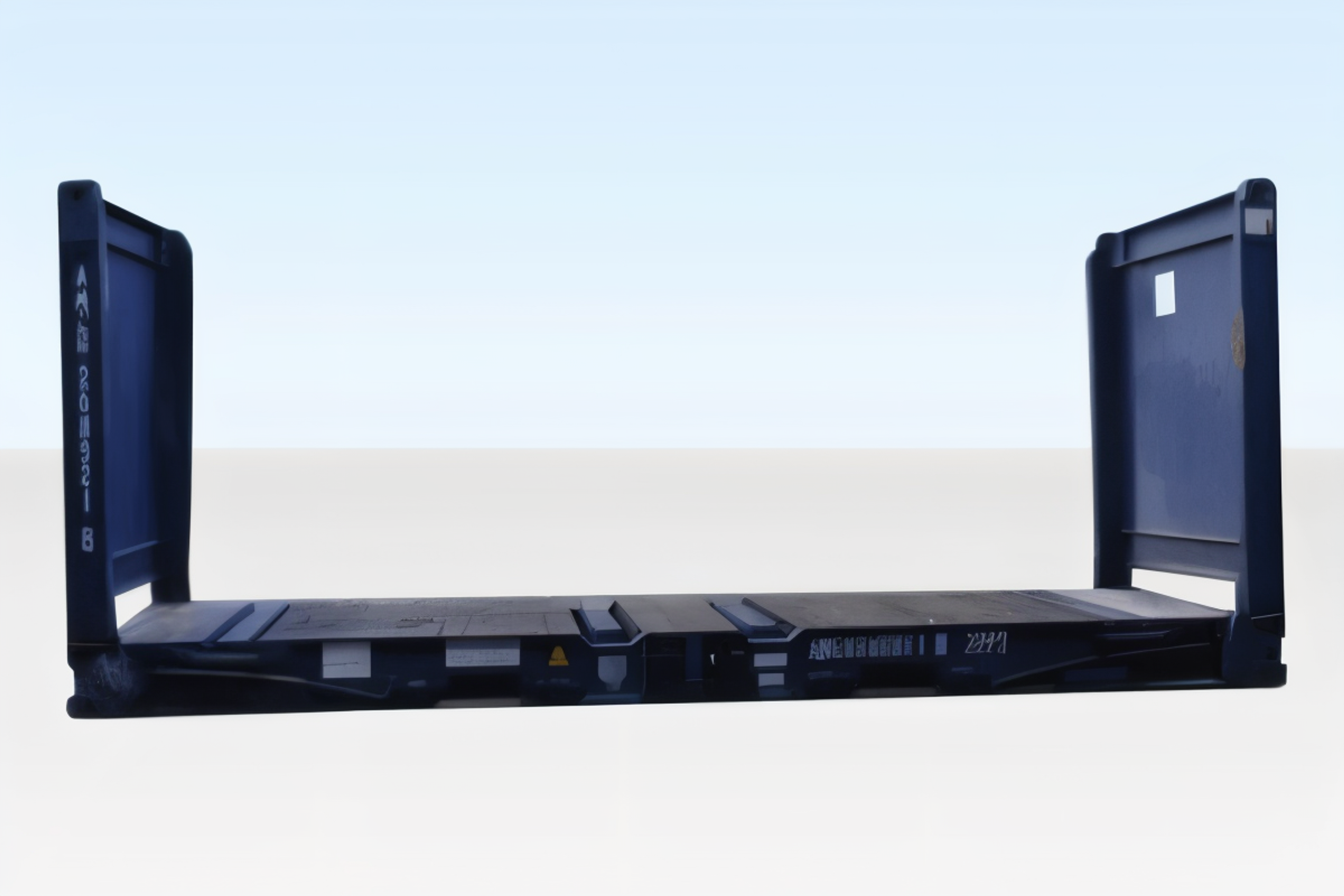 20ft X 8ft Used Flat Rack Shipping Containers — view 5