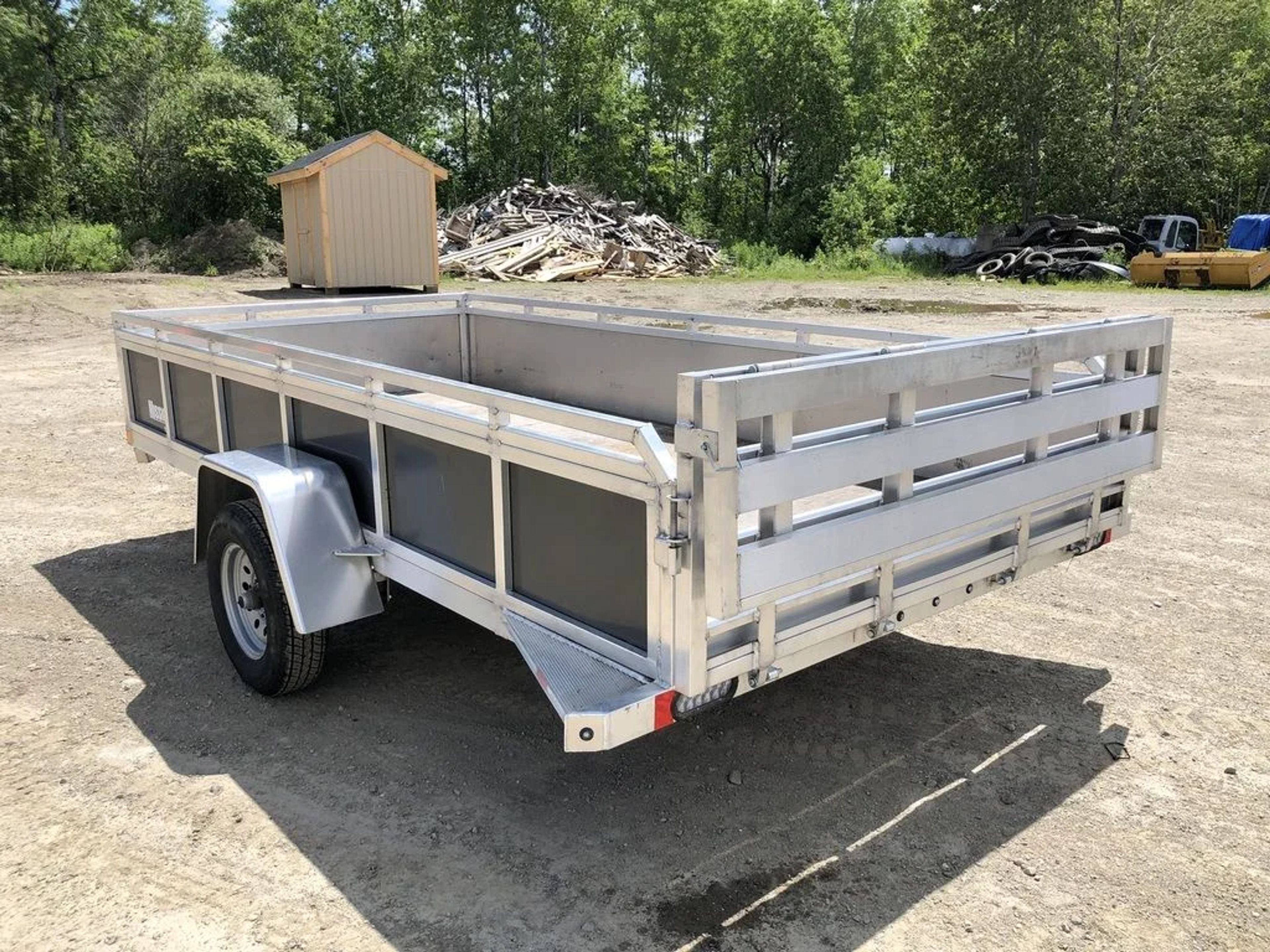2022 Mission Trailers 6×12 Aluminum Open Utility w/Integrated Rear Ramp — view 9