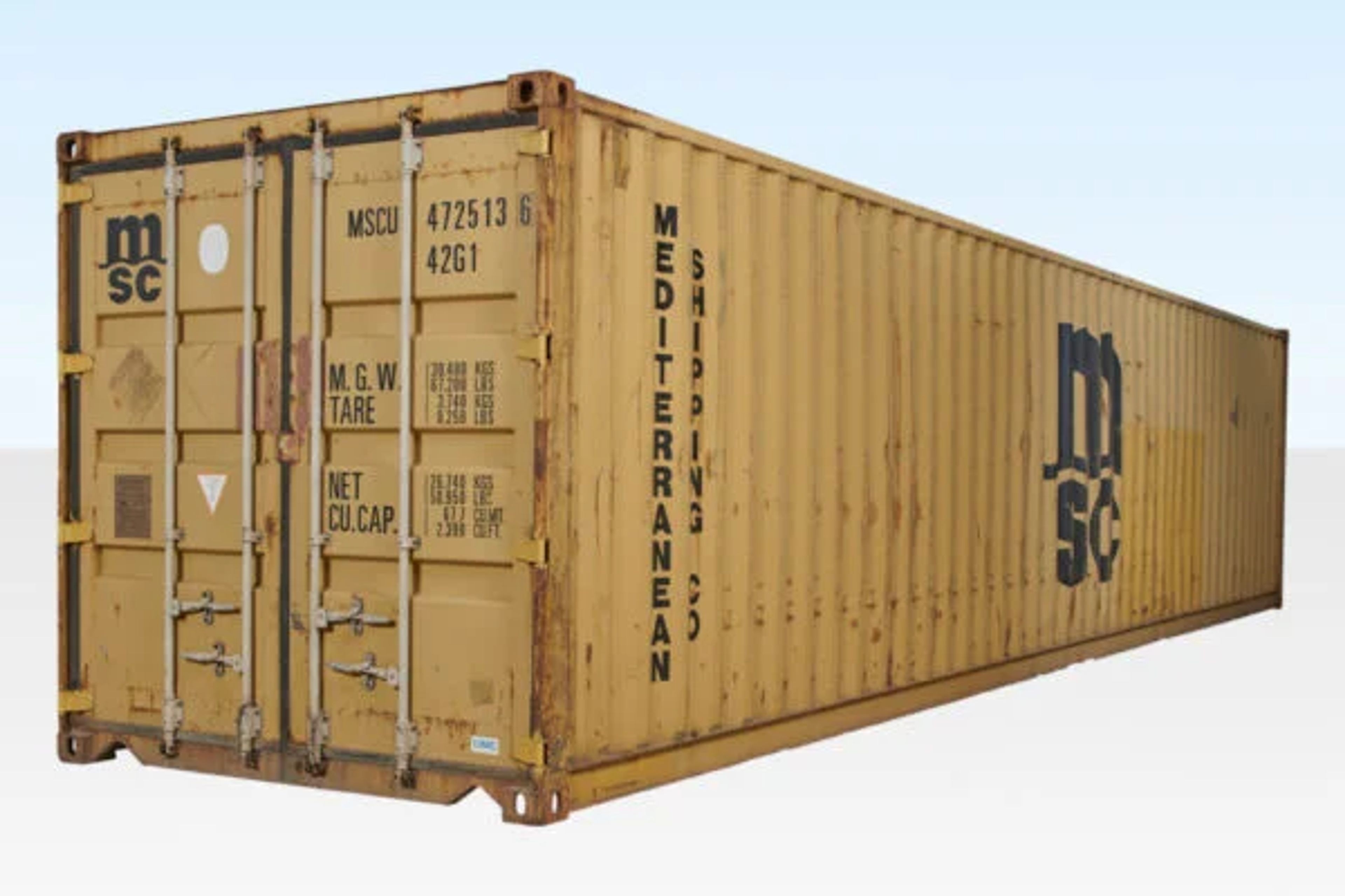 40ft X 8ft Used Shipping Container – Standard