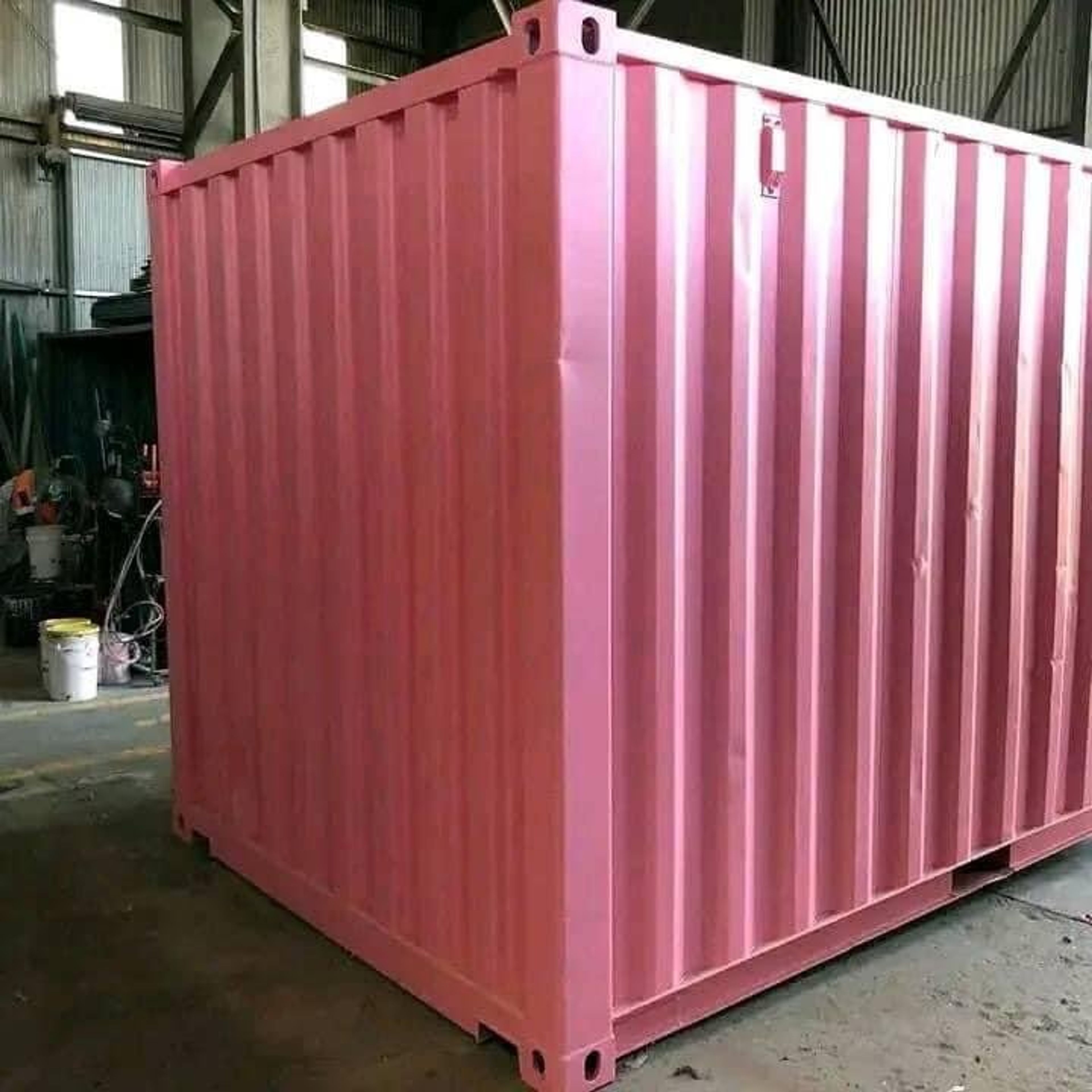 10ft Pink Container with Roll‑Up Door — view 3
